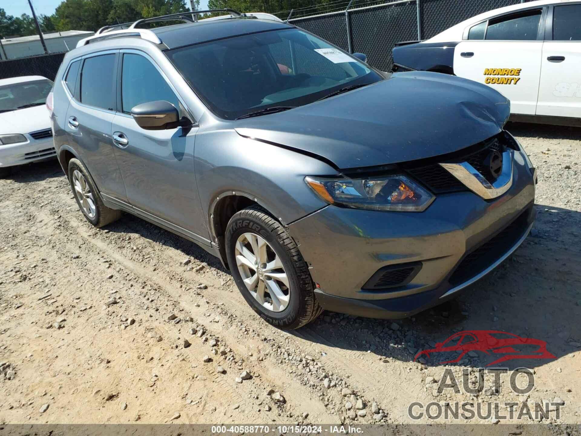 NISSAN ROGUE 2015 - KNMAT2MT3FP583448