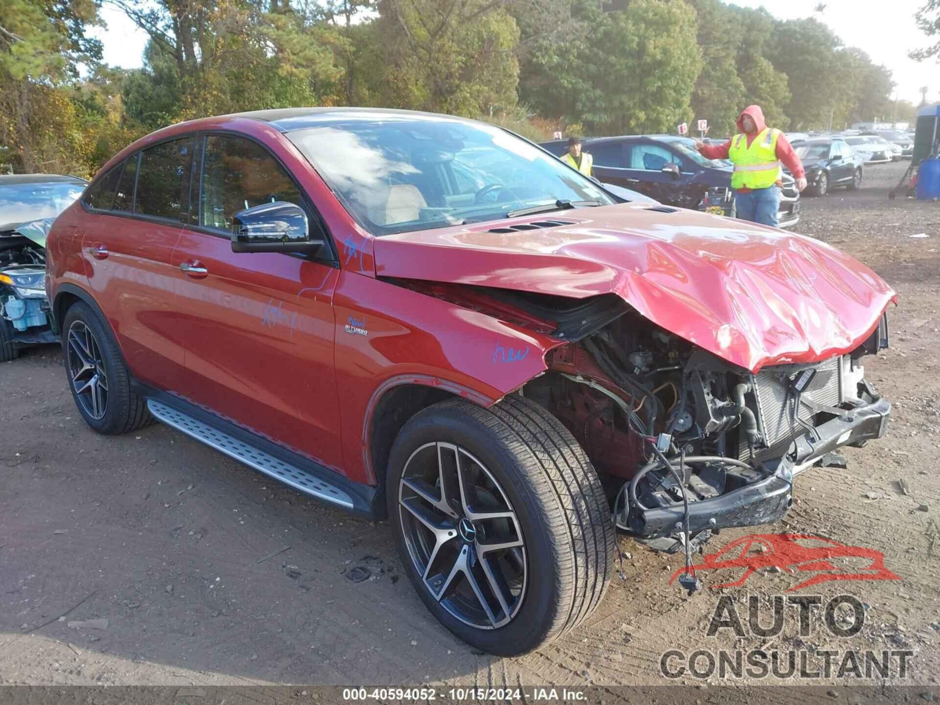 MERCEDES-BENZ AMG GLE 43 COUPE 2019 - 4JGED6EB8KA136845