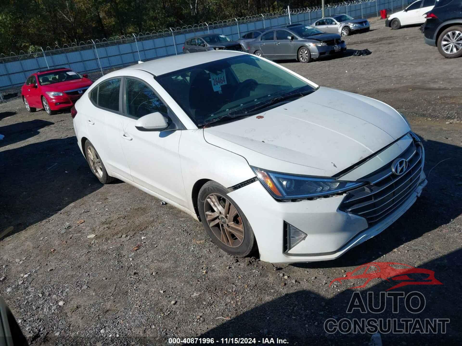 HYUNDAI ELANTRA 2019 - 5NPD84LF8KH486323