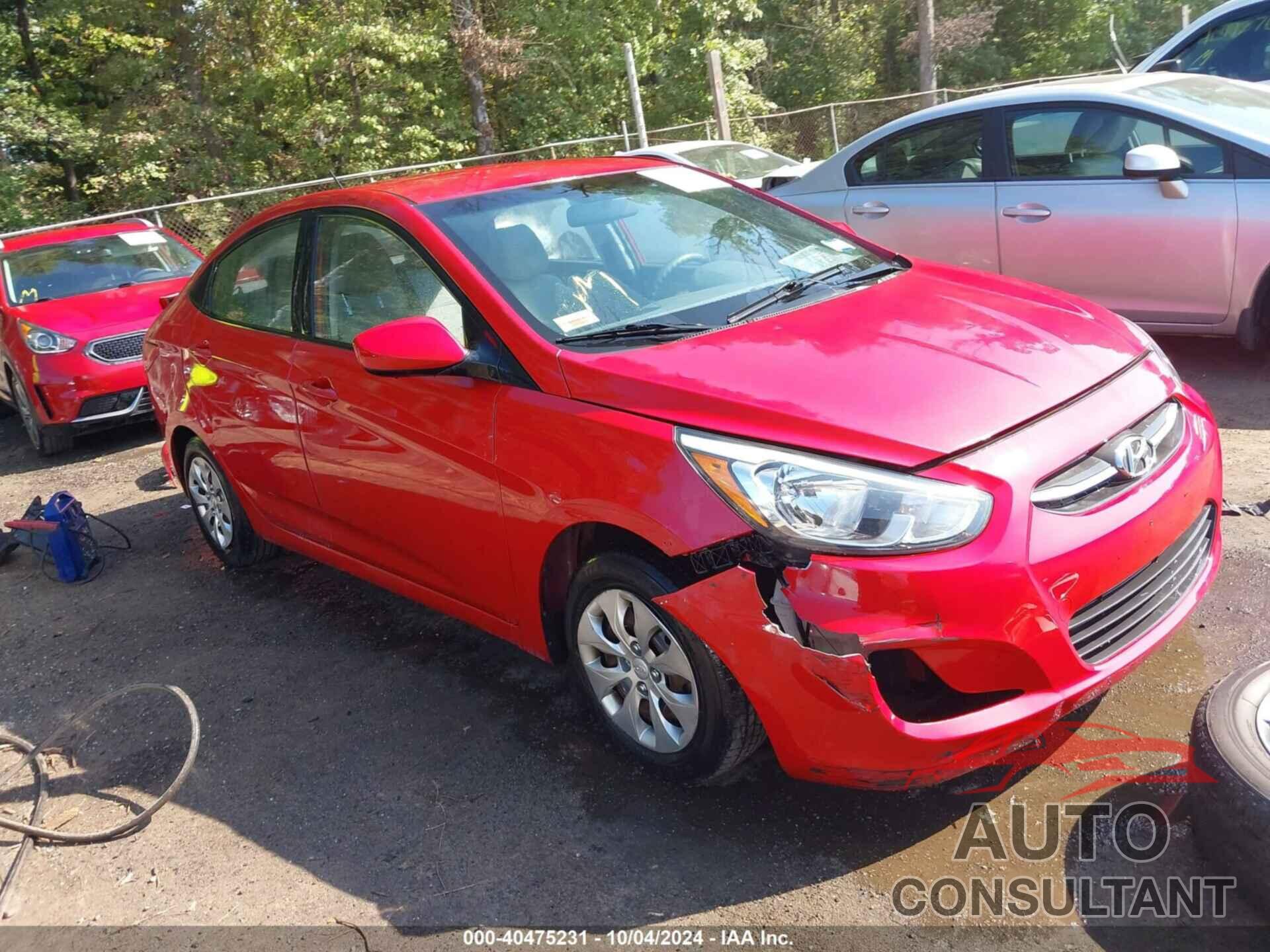 HYUNDAI ACCENT 2016 - KMHCT4AE5GU020829