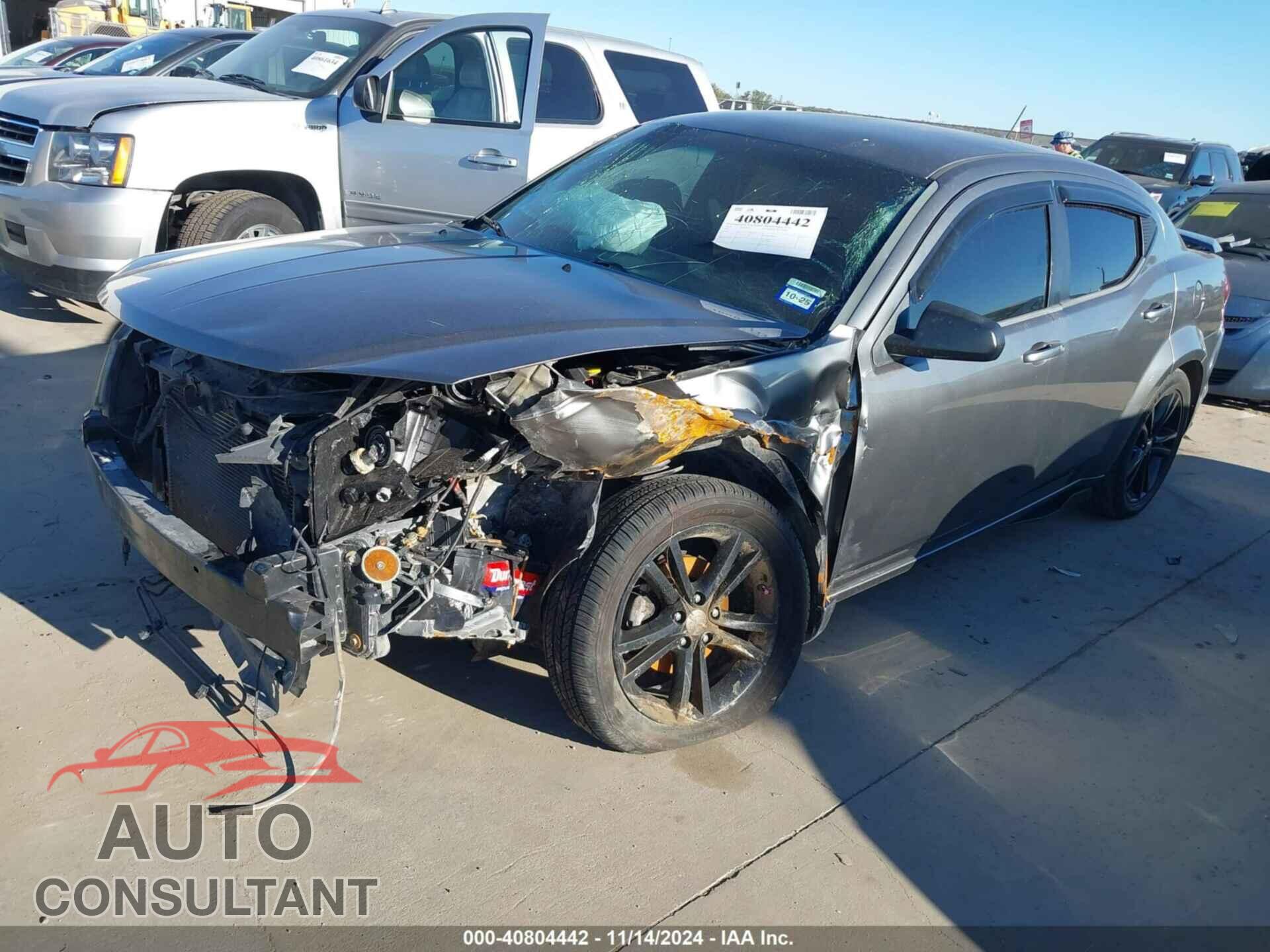 DODGE AVENGER 2013 - 1C3CDZAG2DN552498