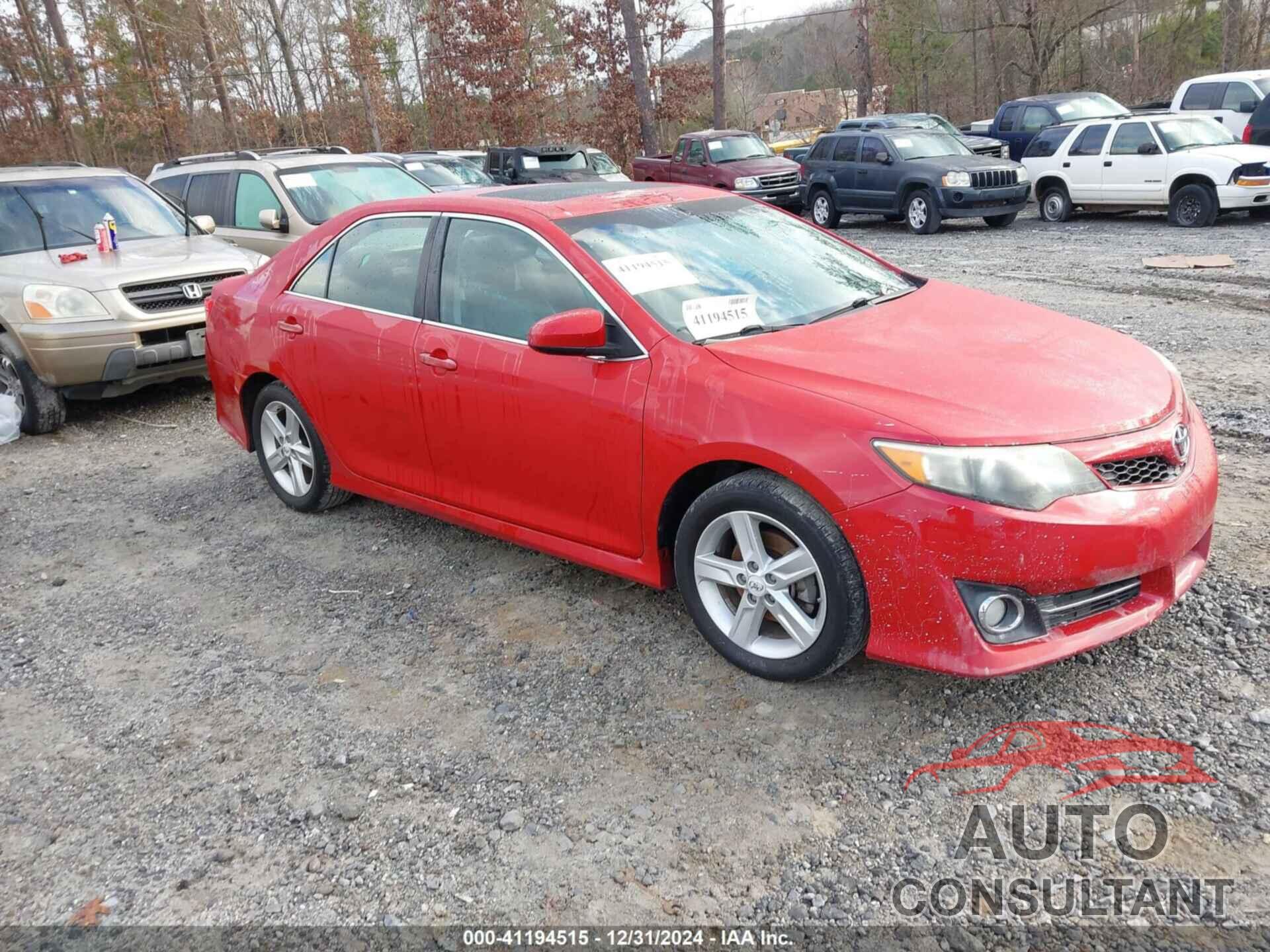 TOYOTA CAMRY 2013 - 4T1BF1FK7DU656907