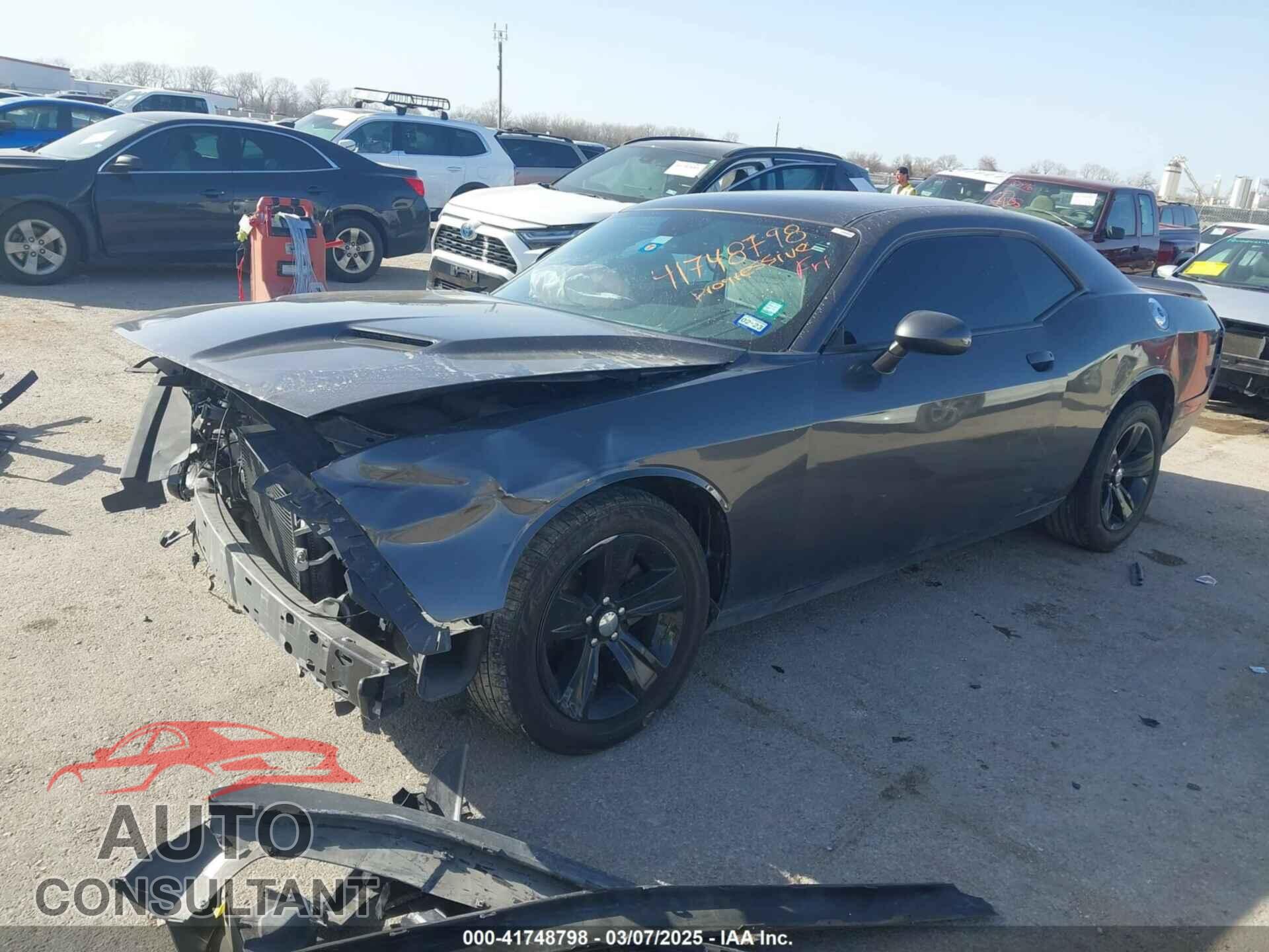 DODGE CHALLENGER 2019 - 2C3CDZAG3KH668752