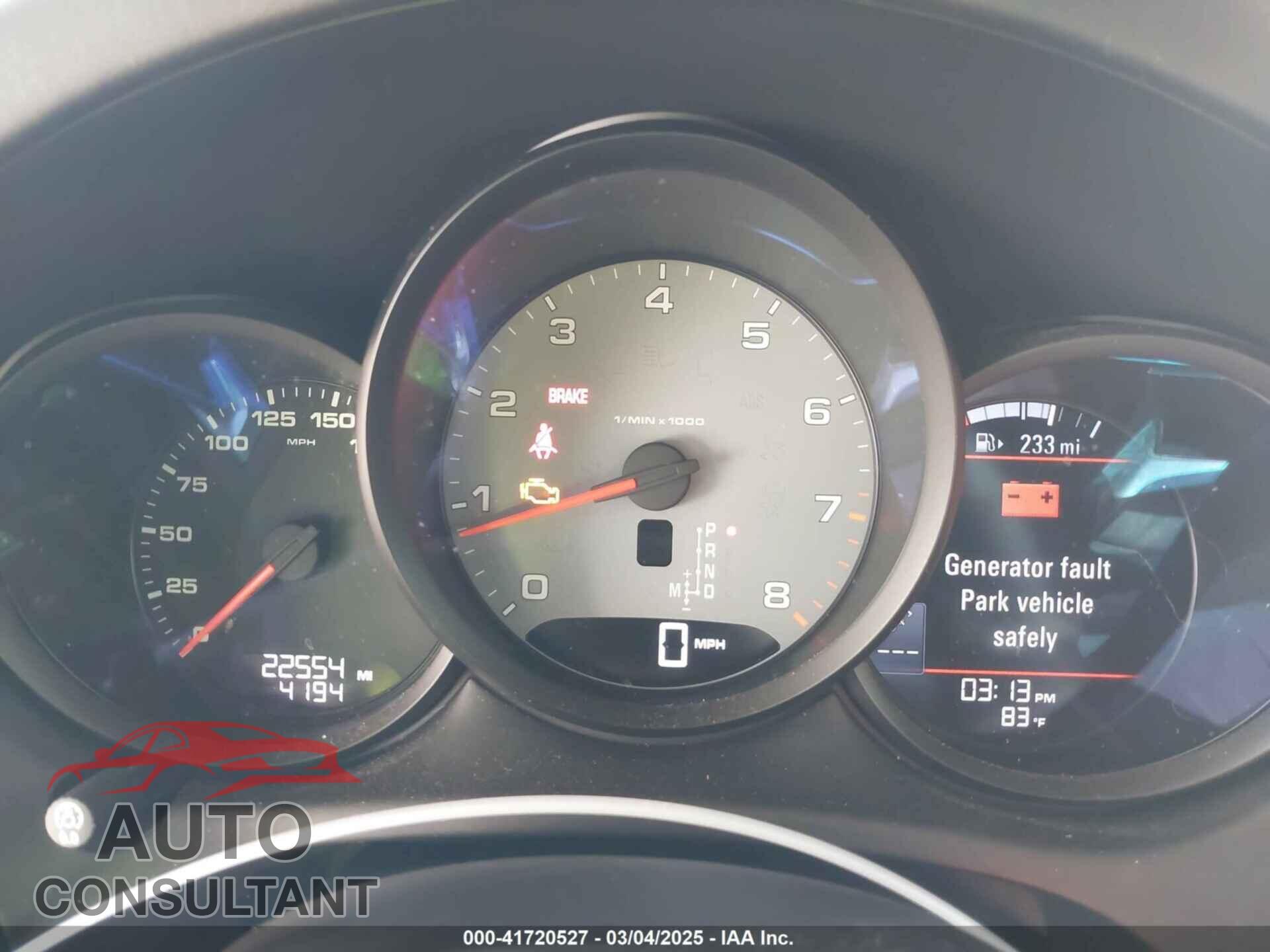 PORSCHE MACAN 2015 - WP1AB2A59FLB72666