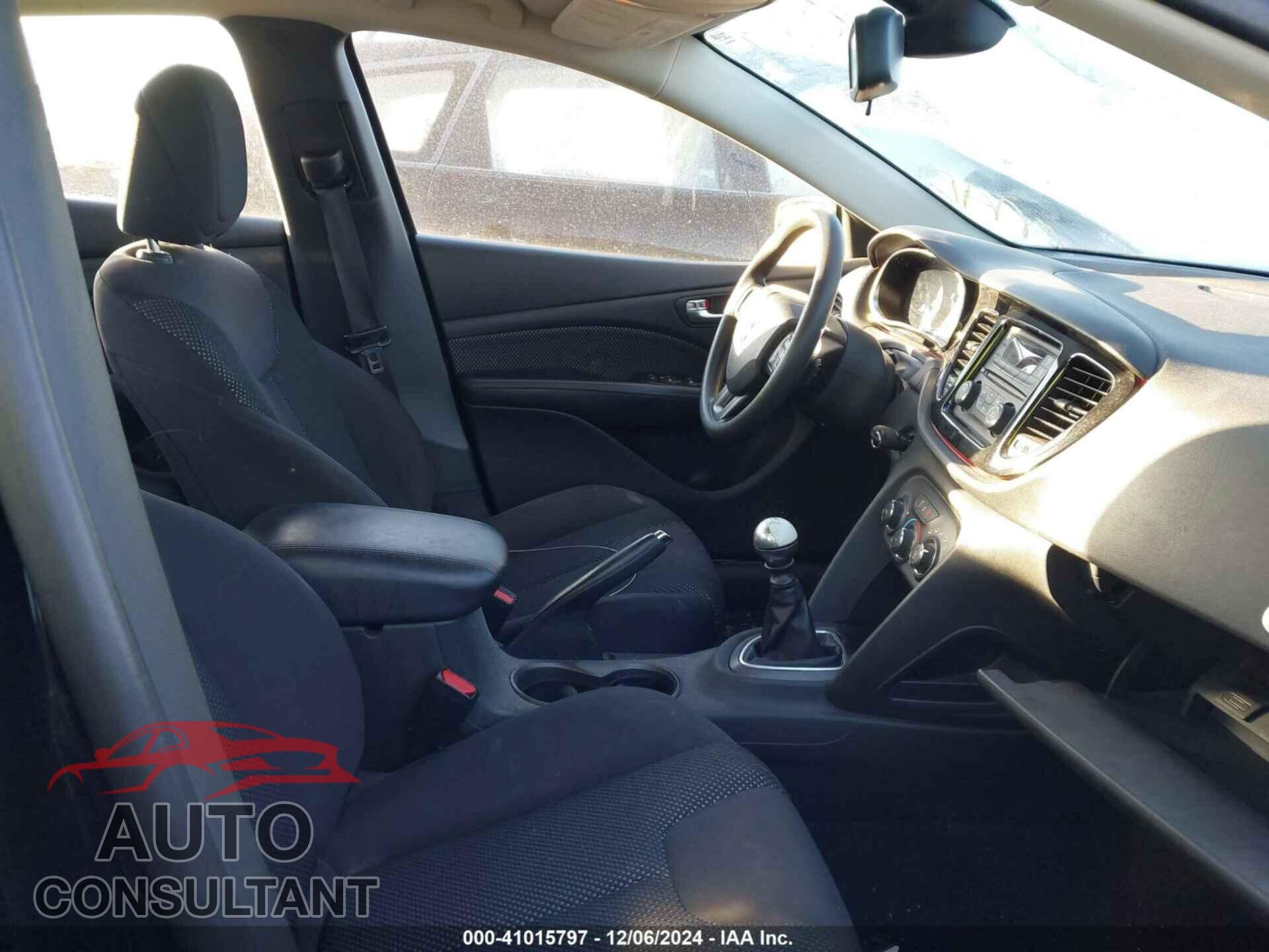DODGE DART 2015 - 1C3CDFAA2FD298763