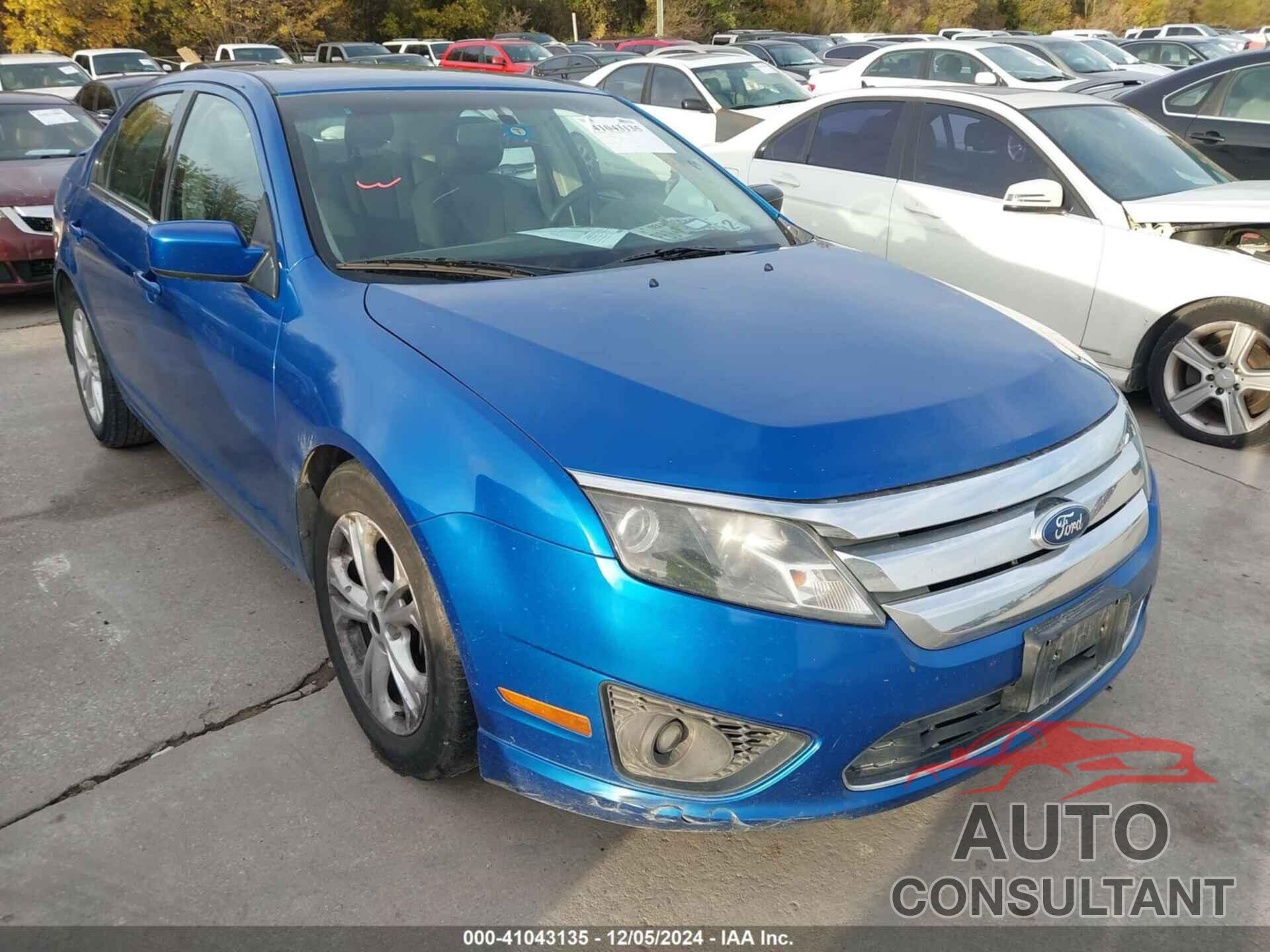 FORD FUSION 2012 - 3FAHP0HA5CR107289