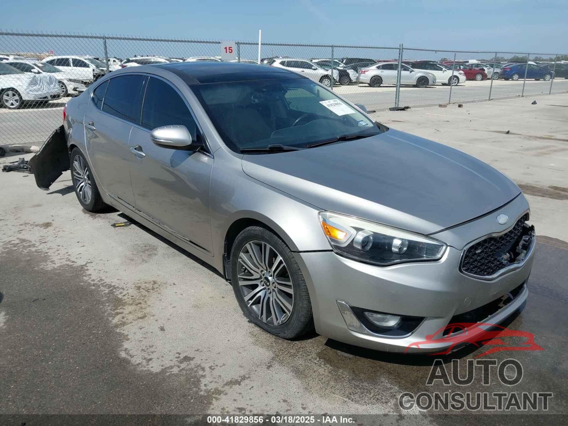 KIA CADENZA 2015 - KNALN4D73F5173890