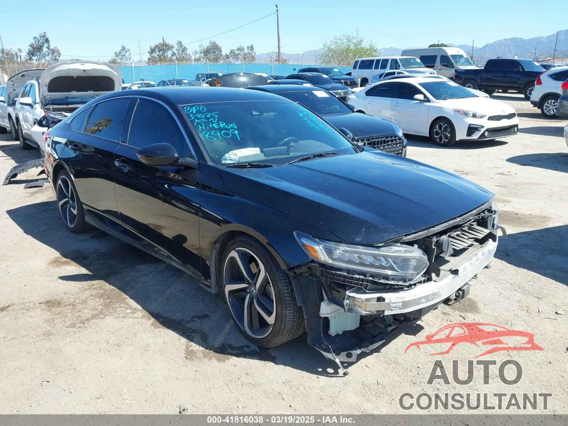 HONDA ACCORD 2020 - 1HGCV2F37LA018409