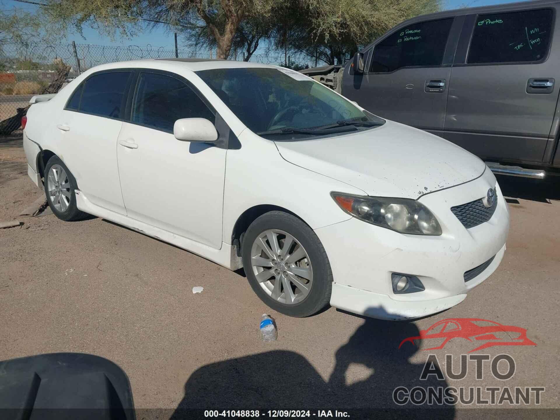 TOYOTA COROLLA 2009 - 1NXBU40E19Z018296