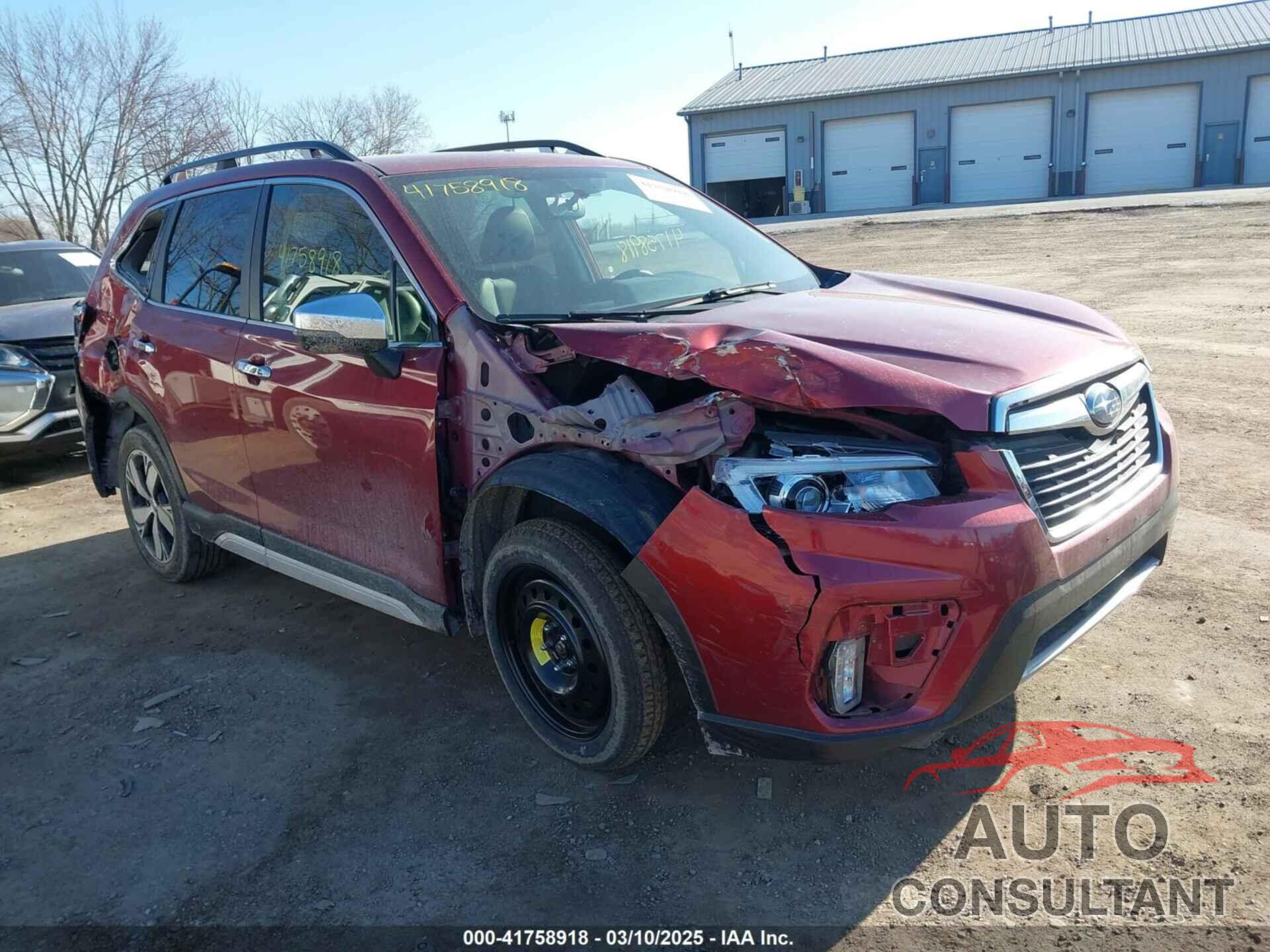 SUBARU FORESTER 2019 - JF2SKAWC3KH474394