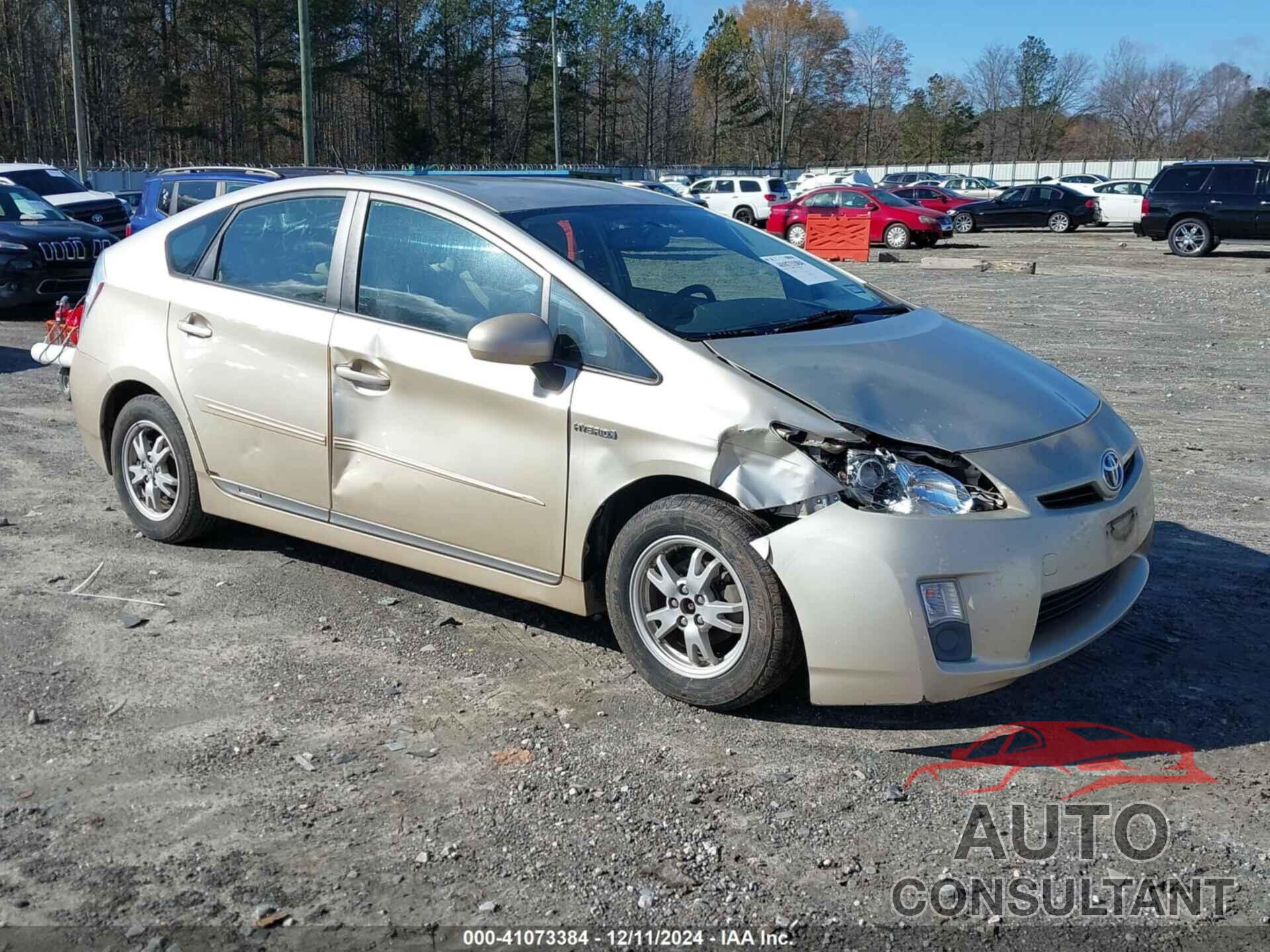 TOYOTA PRIUS 2010 - JTDKN3DU8A0223669