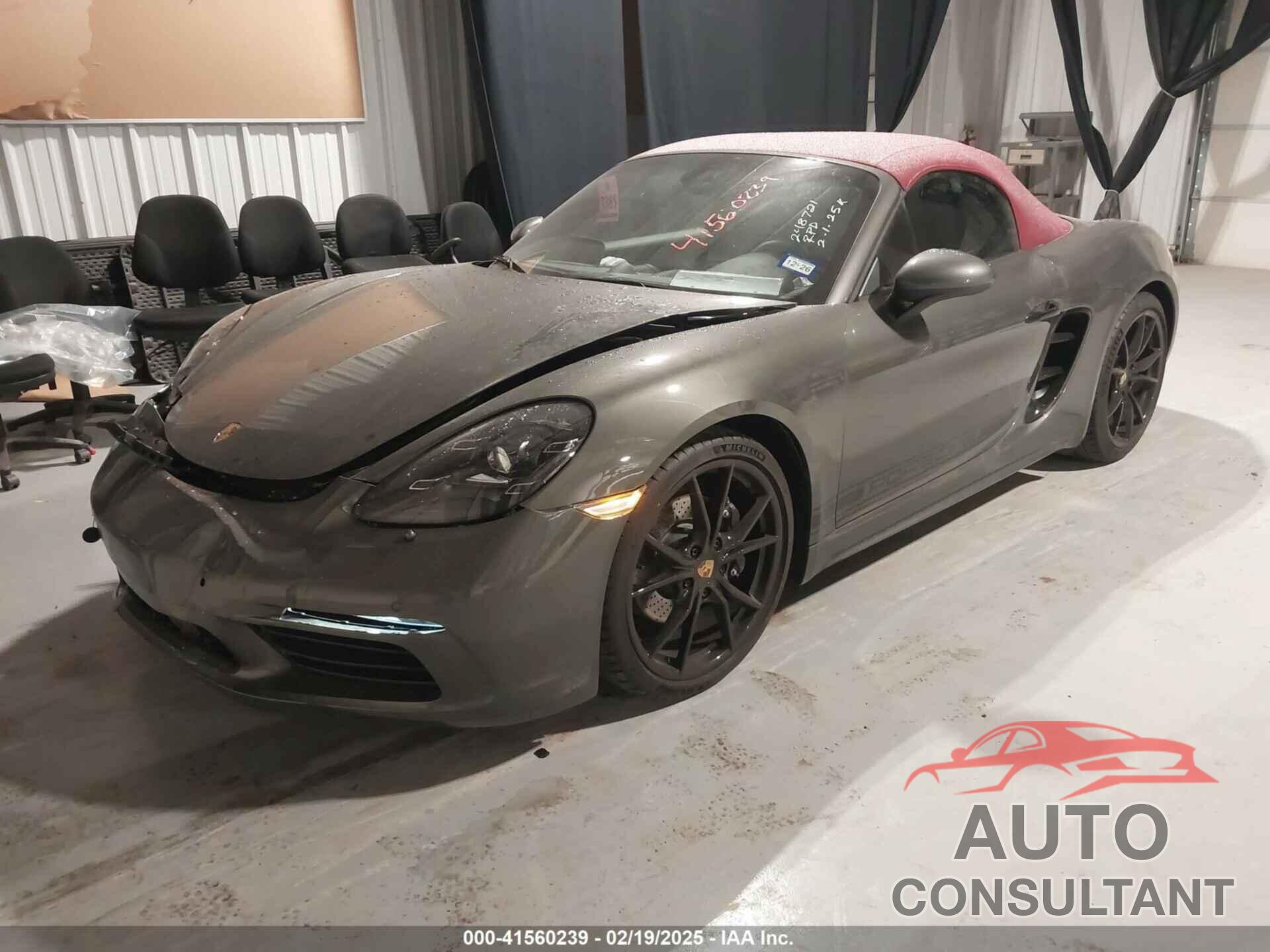 PORSCHE 718 BOXSTER 2025 - WP0CA2A89SK212378