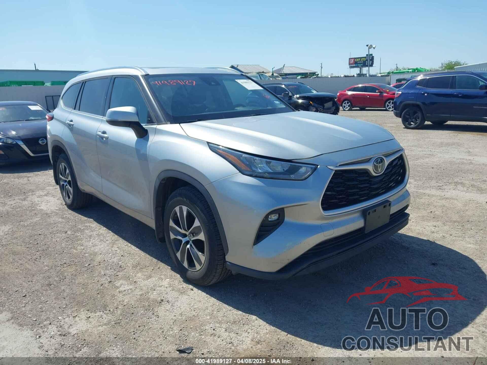 TOYOTA HIGHLANDER 2020 - 5TDGZRBHXLS504892