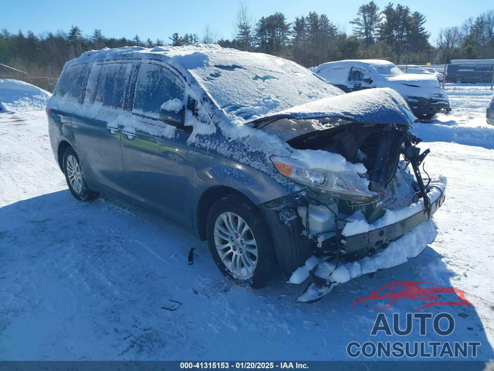 TOYOTA SIENNA 2015 - 5TDYK3DC9FS665617