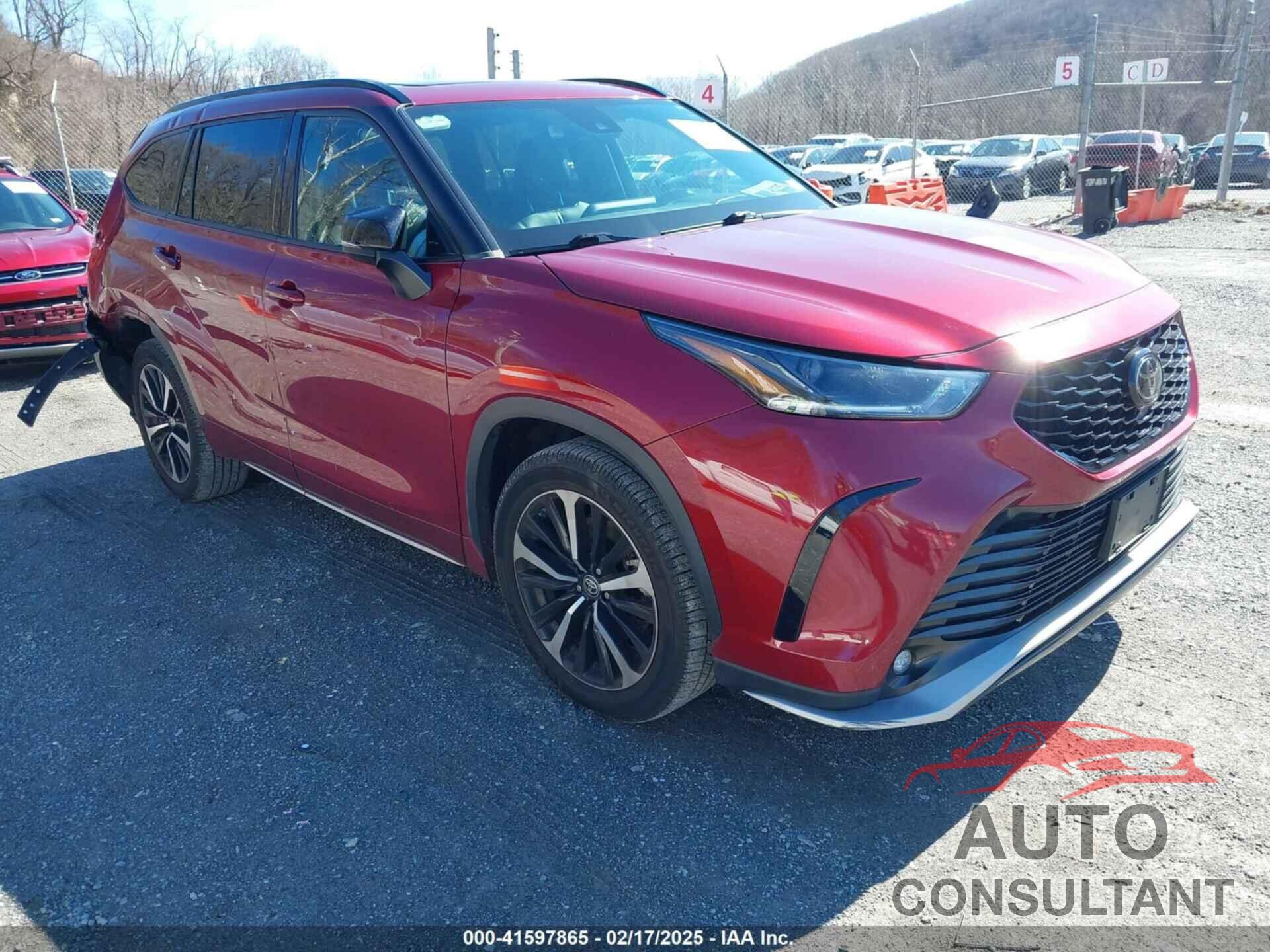 TOYOTA HIGHLANDER 2021 - 5TDLZRBH8MS100585