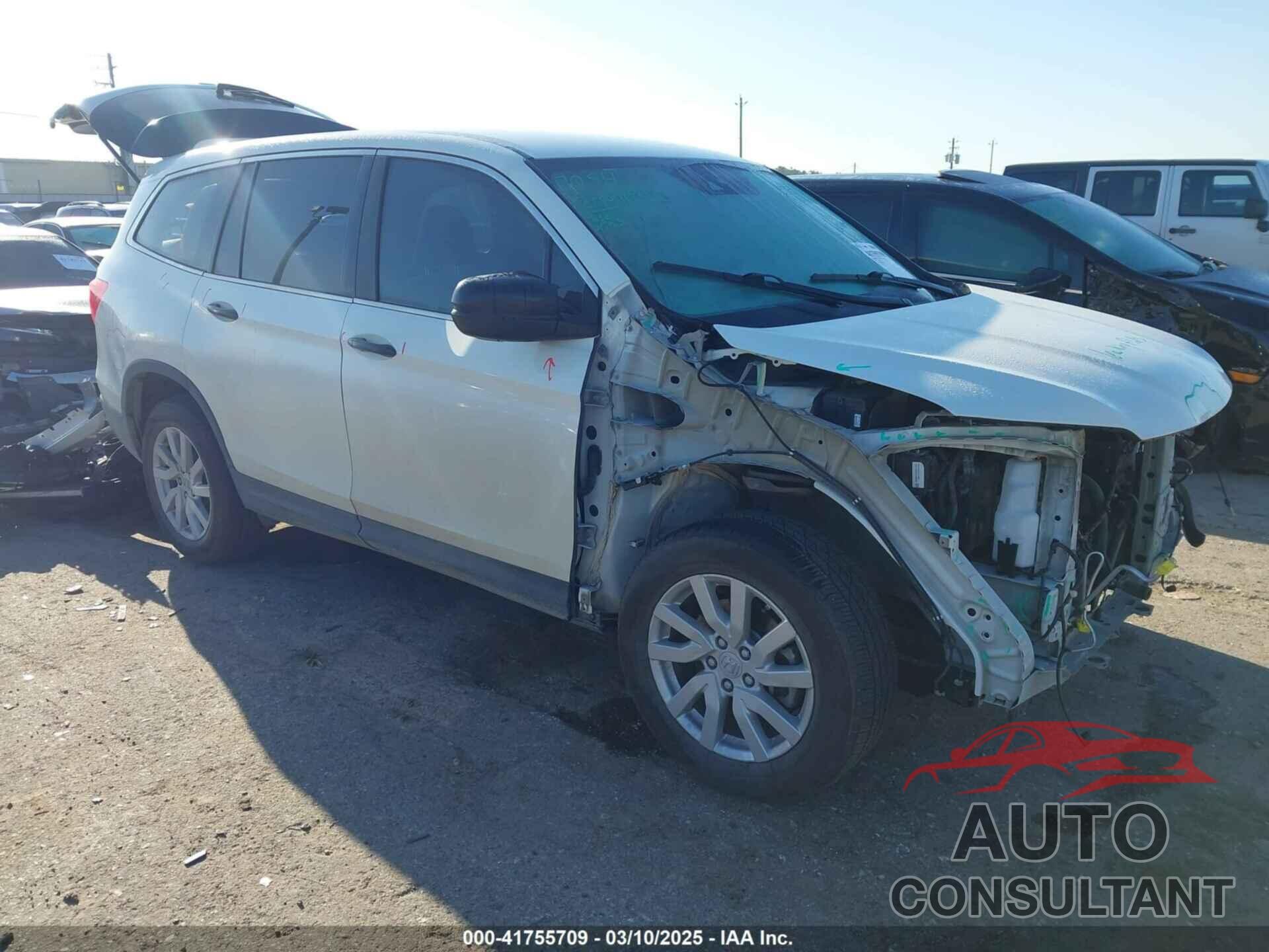 HONDA PILOT 2019 - 5FNYF5H19KB030890