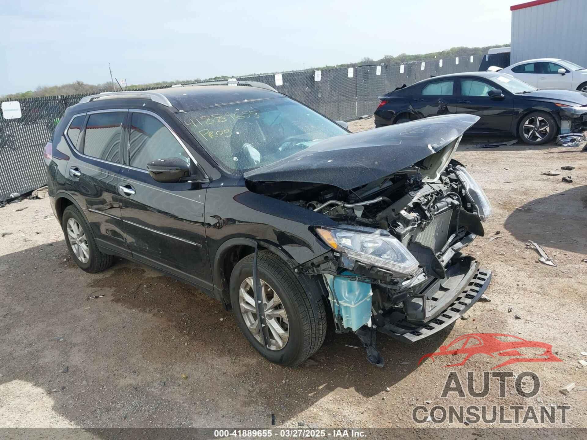 NISSAN ROGUE 2016 - KNMAT2MT7GP645662