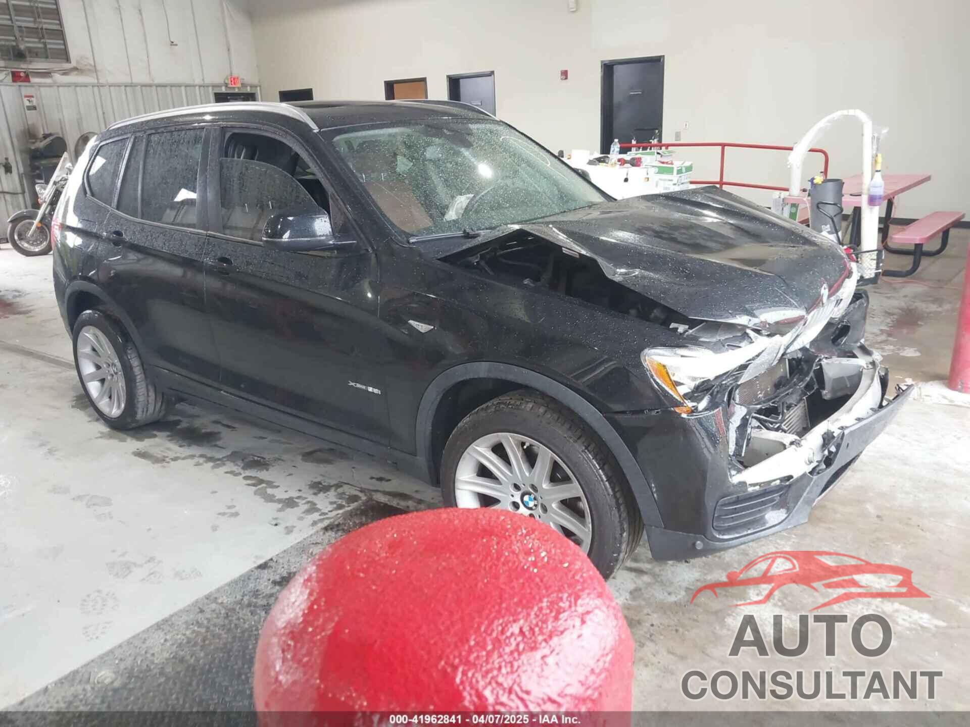 BMW X3 2015 - 5UXWX9C51F0D48109