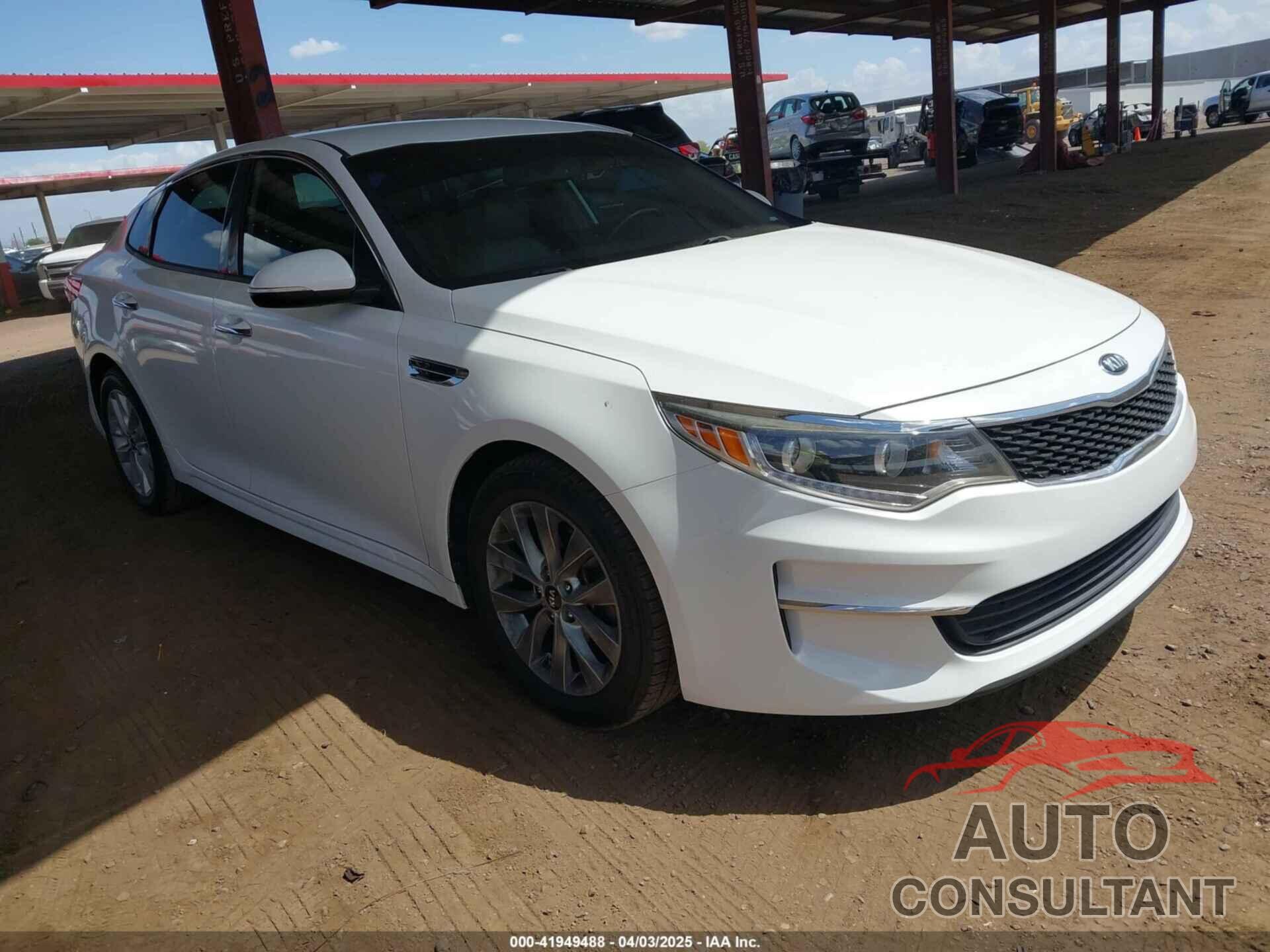 KIA OPTIMA 2017 - 5XXGU4L38HG158709