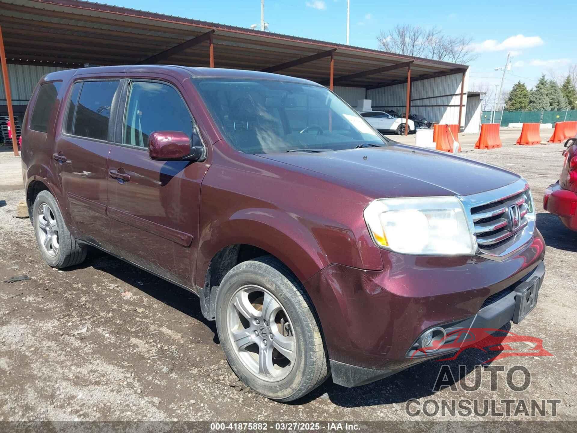 HONDA PILOT 2013 - 5FNYF4H50DB006364
