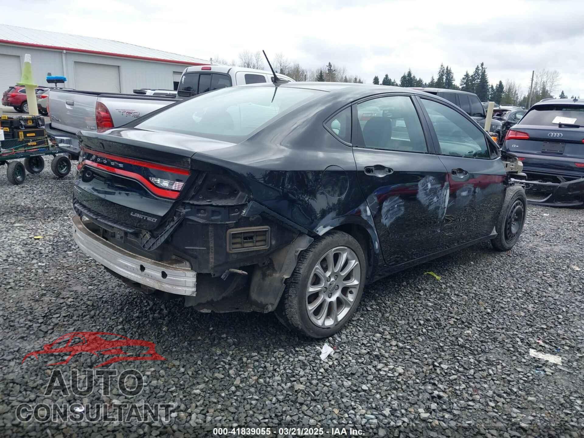 DODGE DART 2013 - 1C3CDFCA3DD298569