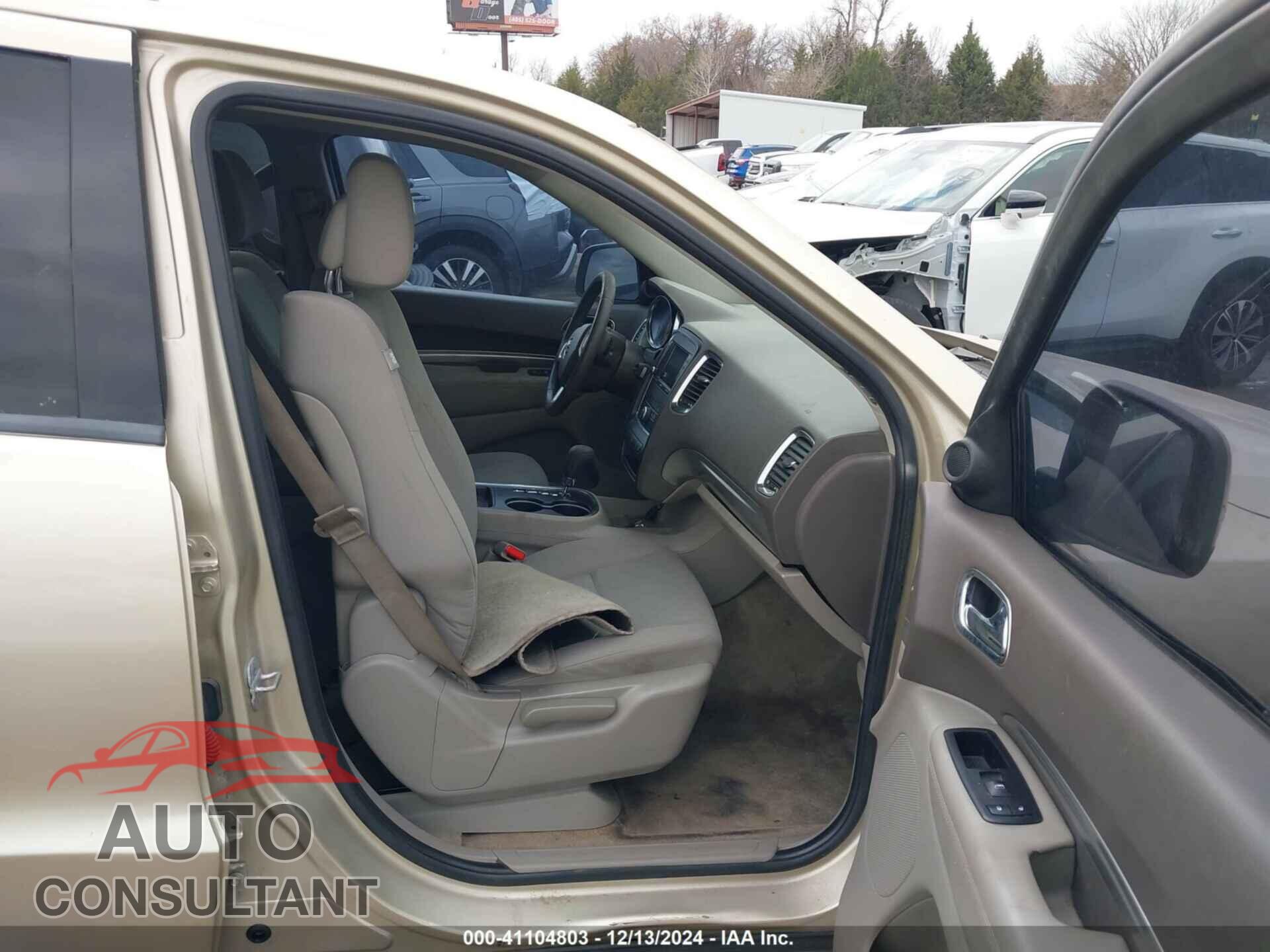 DODGE DURANGO 2011 - 1D4RD2GG2BC618368