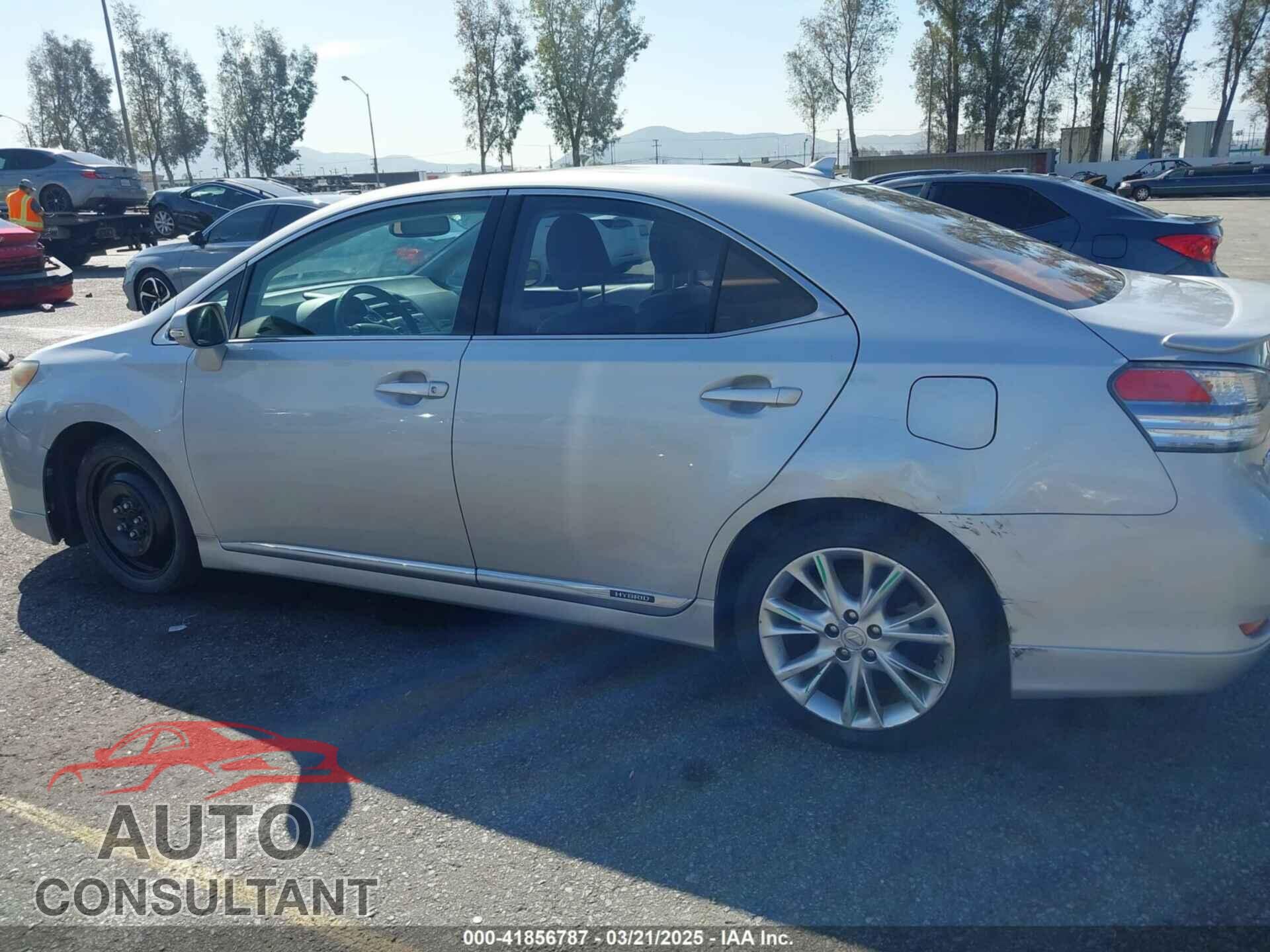 LEXUS HS 250H 2010 - JTHBB1BA9A2000856