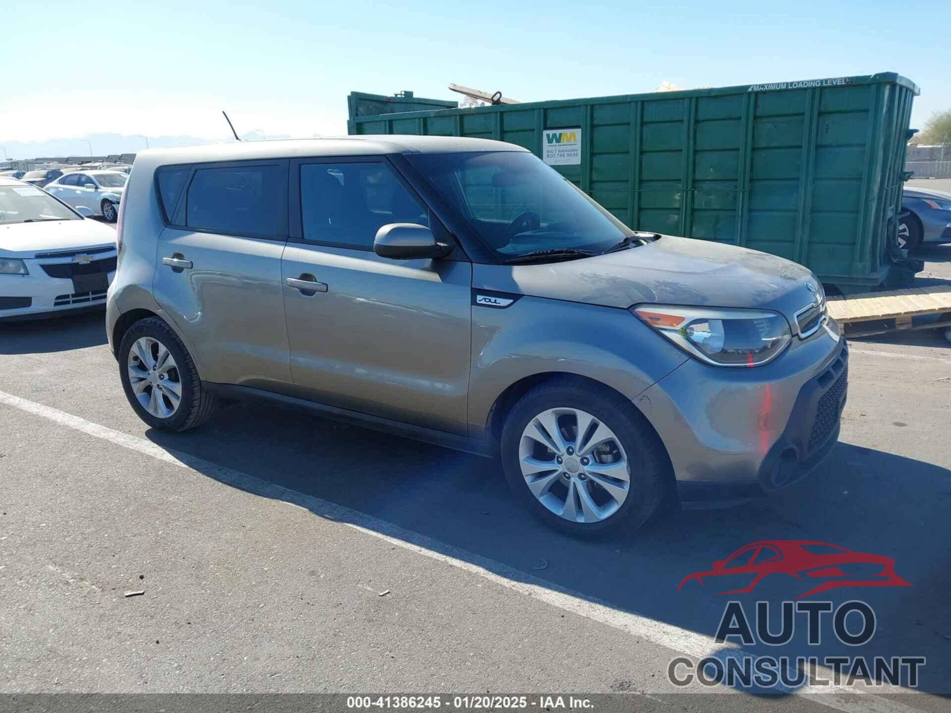 KIA SOUL 2015 - KNDJP3A59F7148143