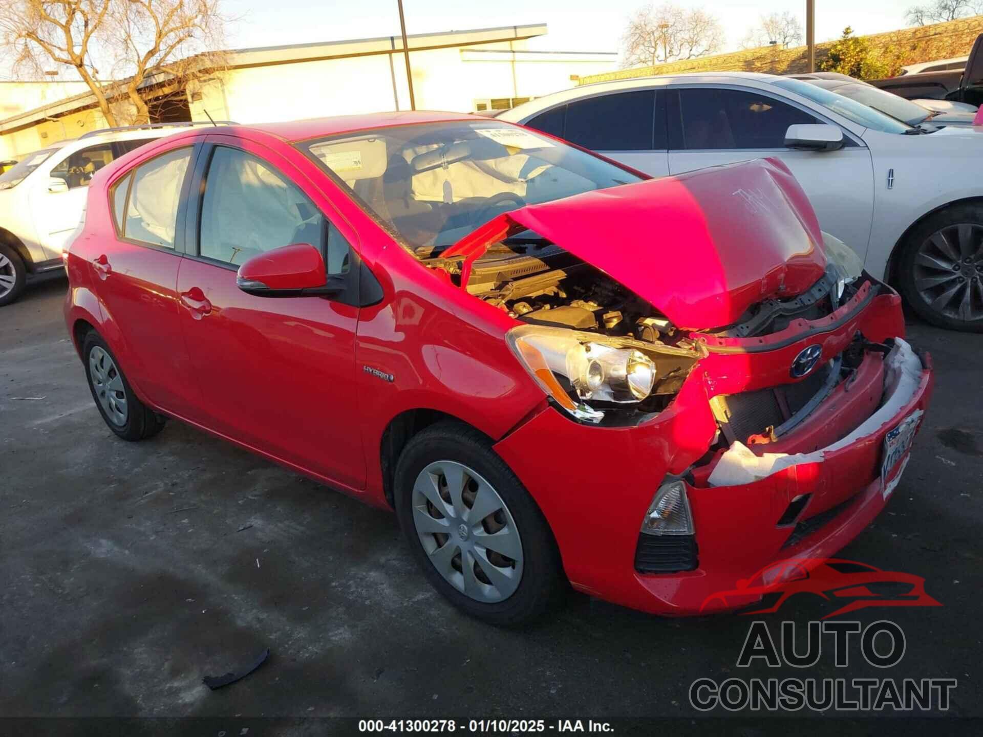 TOYOTA PRIUS C 2012 - JTDKDTB36C1004025