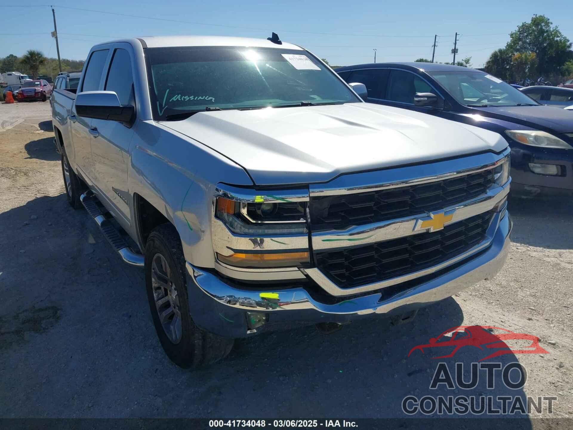 CHEVROLET SILVERADO 1500 2017 - 3GCPCREC3HG473041