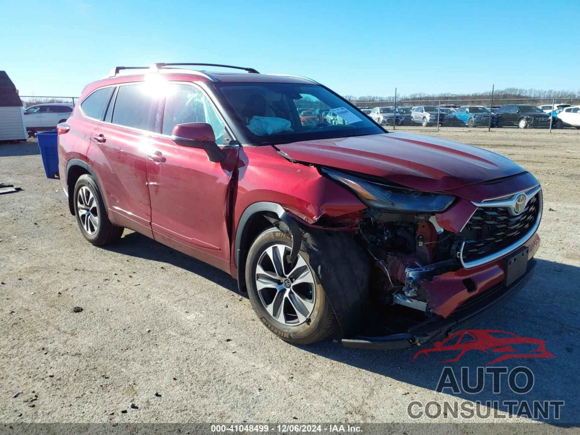 TOYOTA HIGHLANDER 2021 - 5TDHZRBH7MS559225