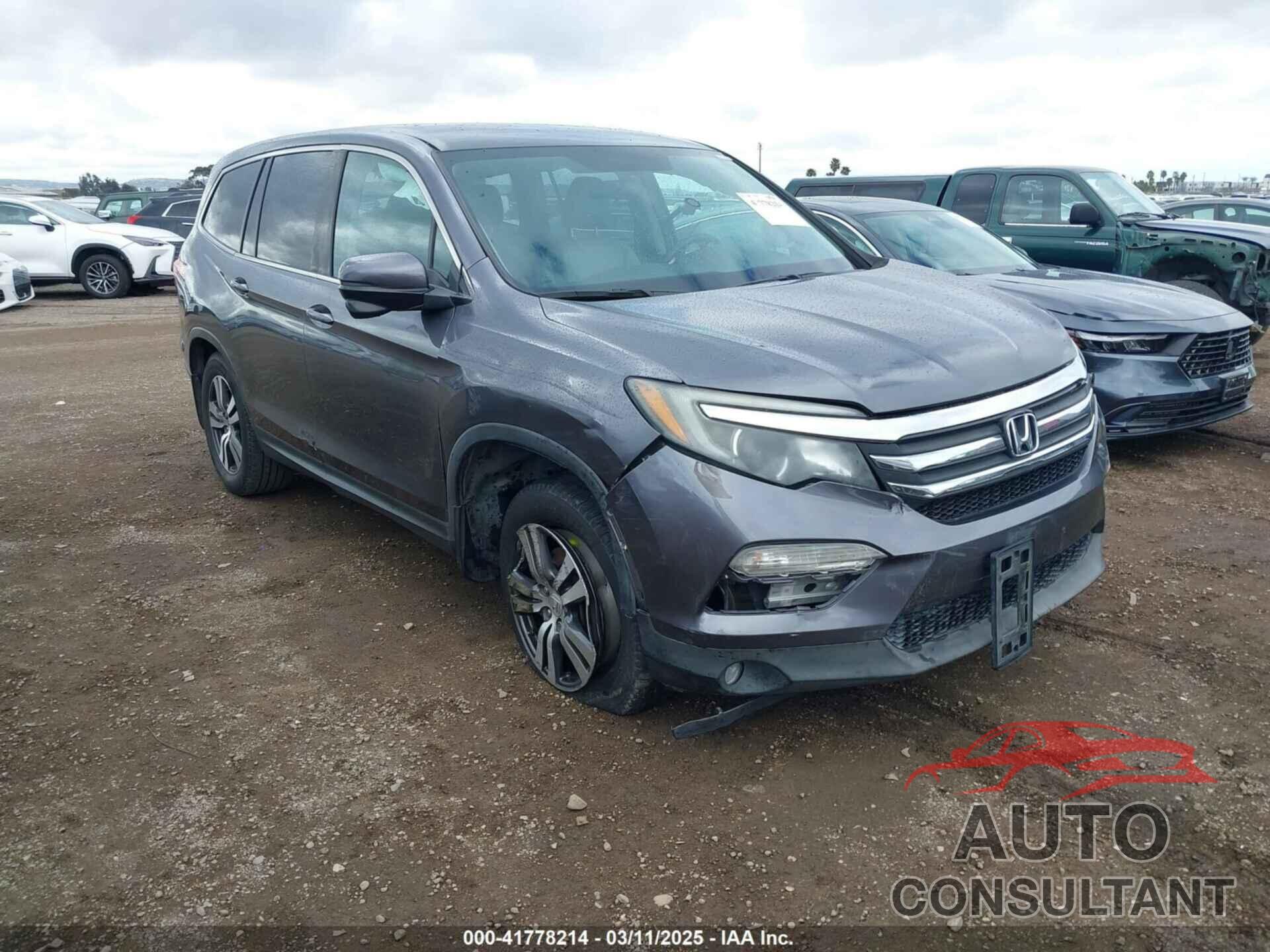 HONDA PILOT 2016 - 5FNYF5H34GB005629
