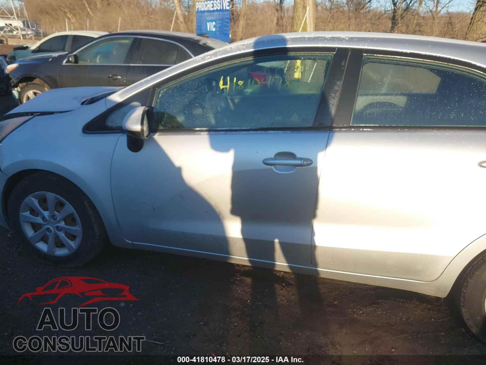 KIA RIO 2013 - KNADM5A34D6274278