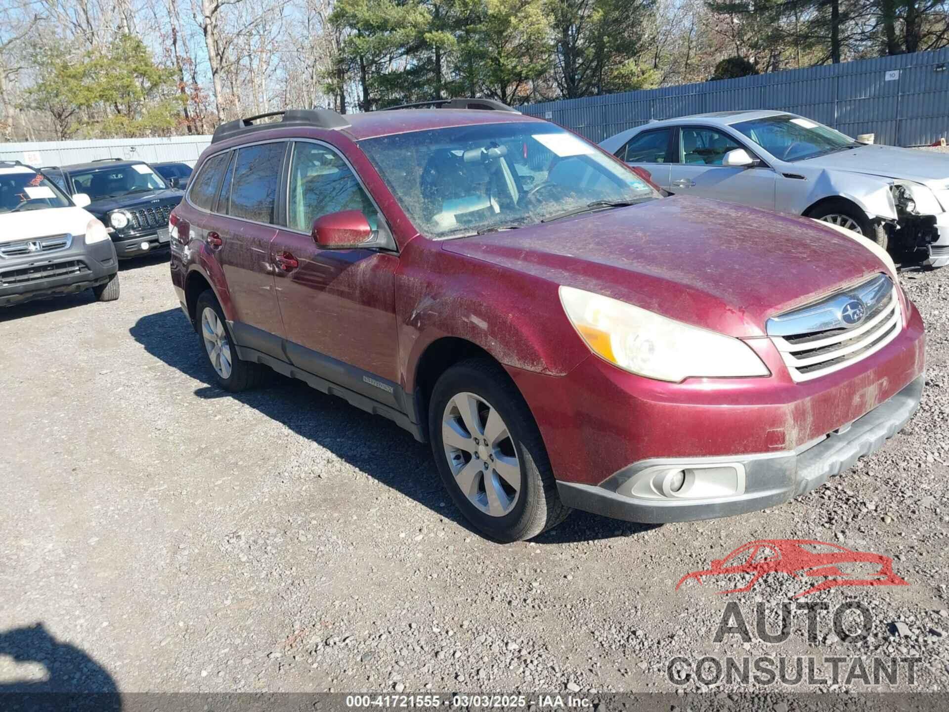 SUBARU OUTBACK 2011 - 4S4BRBCC8B1327707