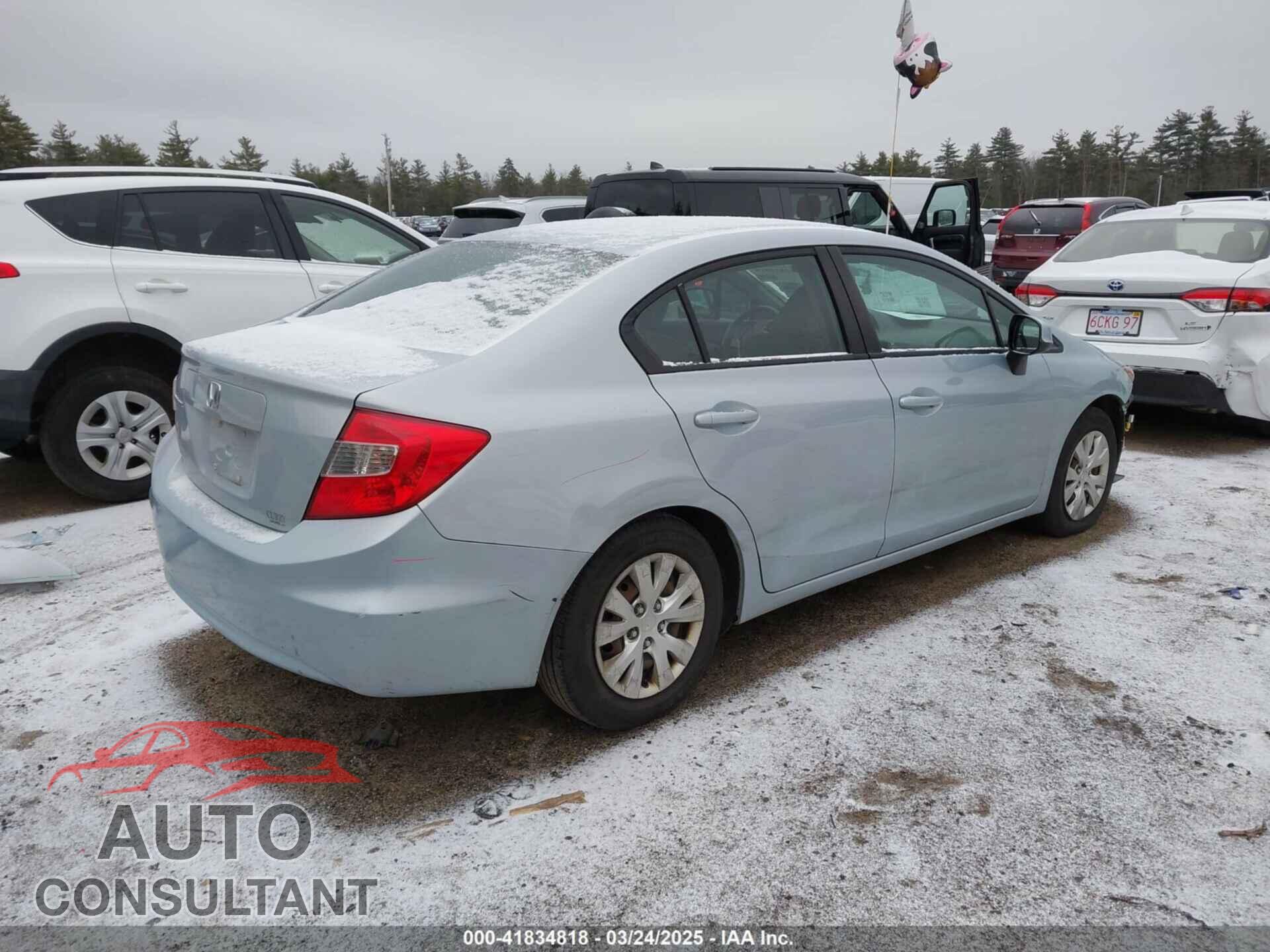 HONDA CIVIC 2012 - 2HGFB2F52CH553009