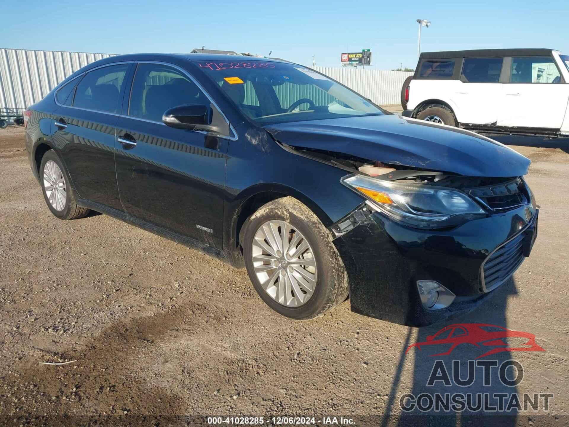 TOYOTA AVALON HYBRID 2015 - 4T1BD1EBXFU040158