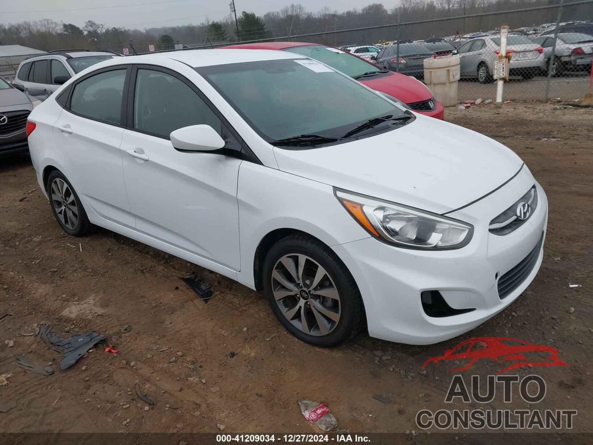 HYUNDAI ACCENT 2017 - KMHCT4AE8HU342690