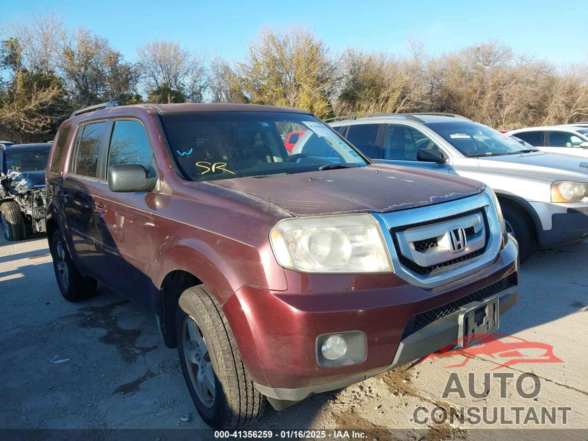 HONDA PILOT 2009 - 5FNYF48419B005187