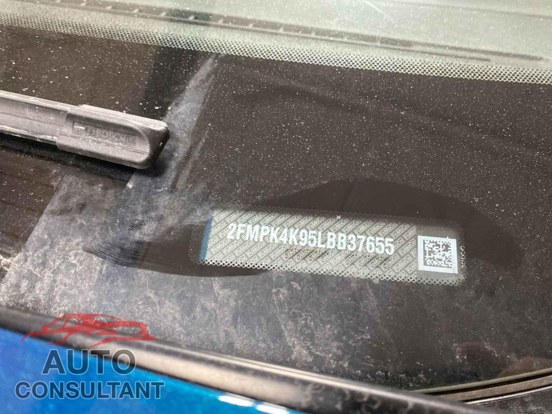 FORD EDGE 2020 - 2FMPK4K95LBB37655