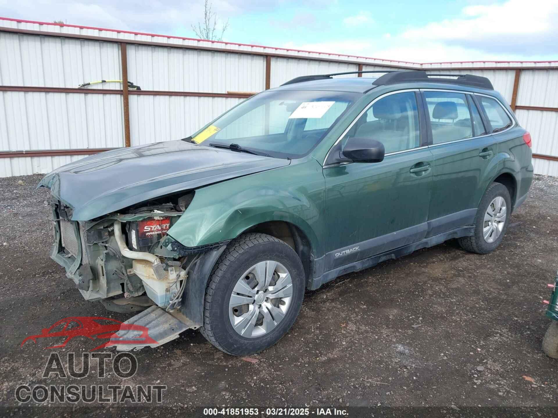 SUBARU OUTBACK 2013 - 4S4BRBAC3D3289961