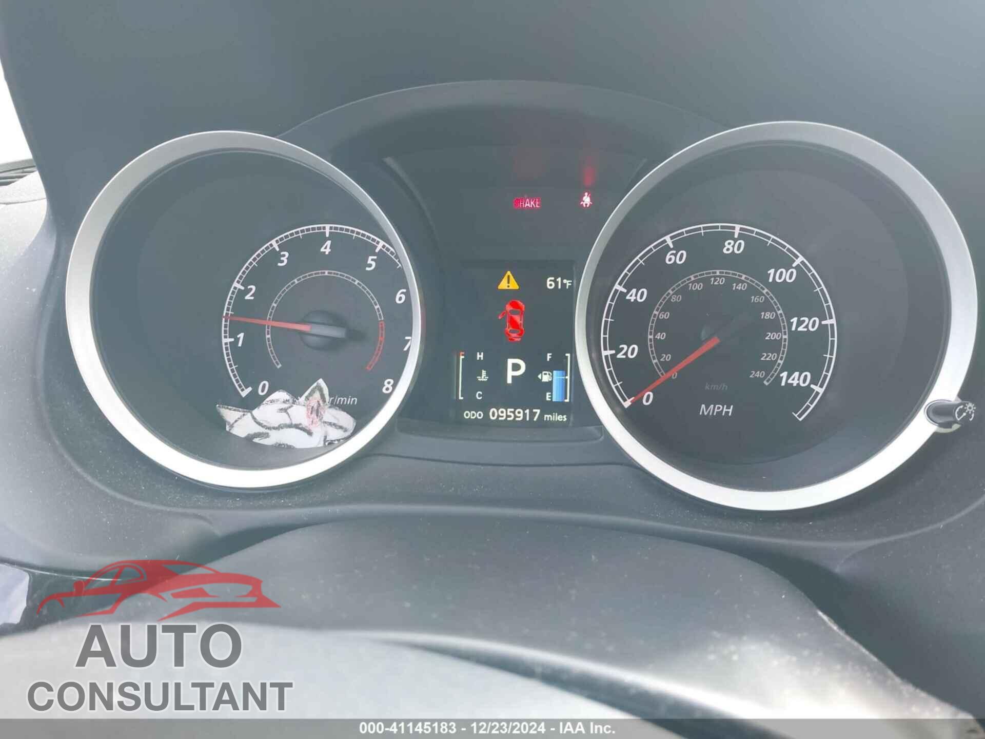 MITSUBISHI LANCER 2016 - JA32V2FW6GU009143
