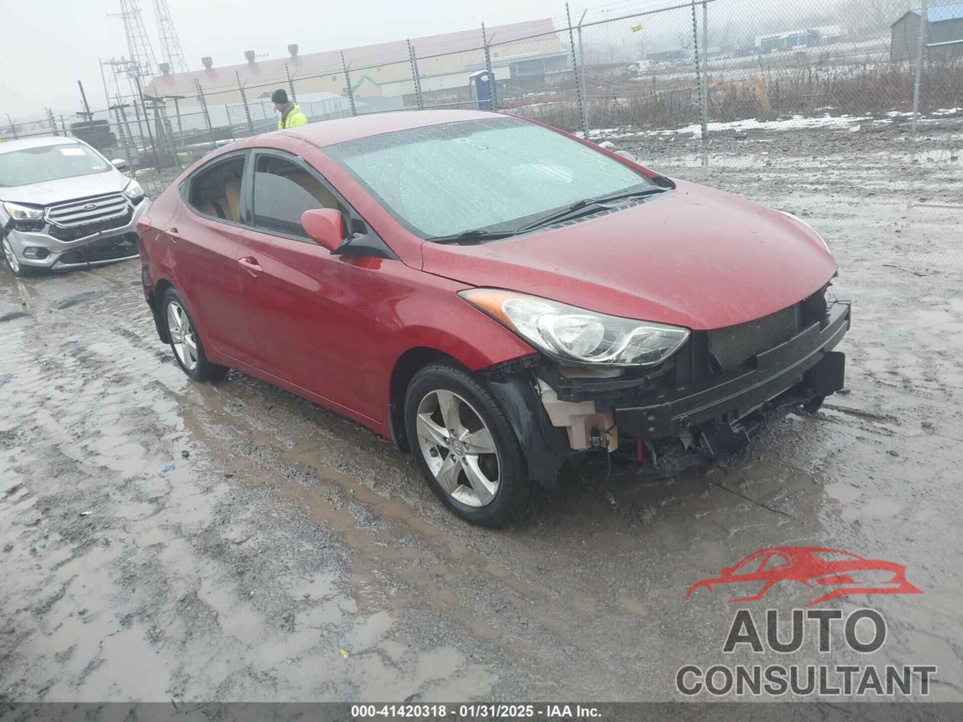 HYUNDAI ELANTRA 2013 - KMHDH4AEXDU661220