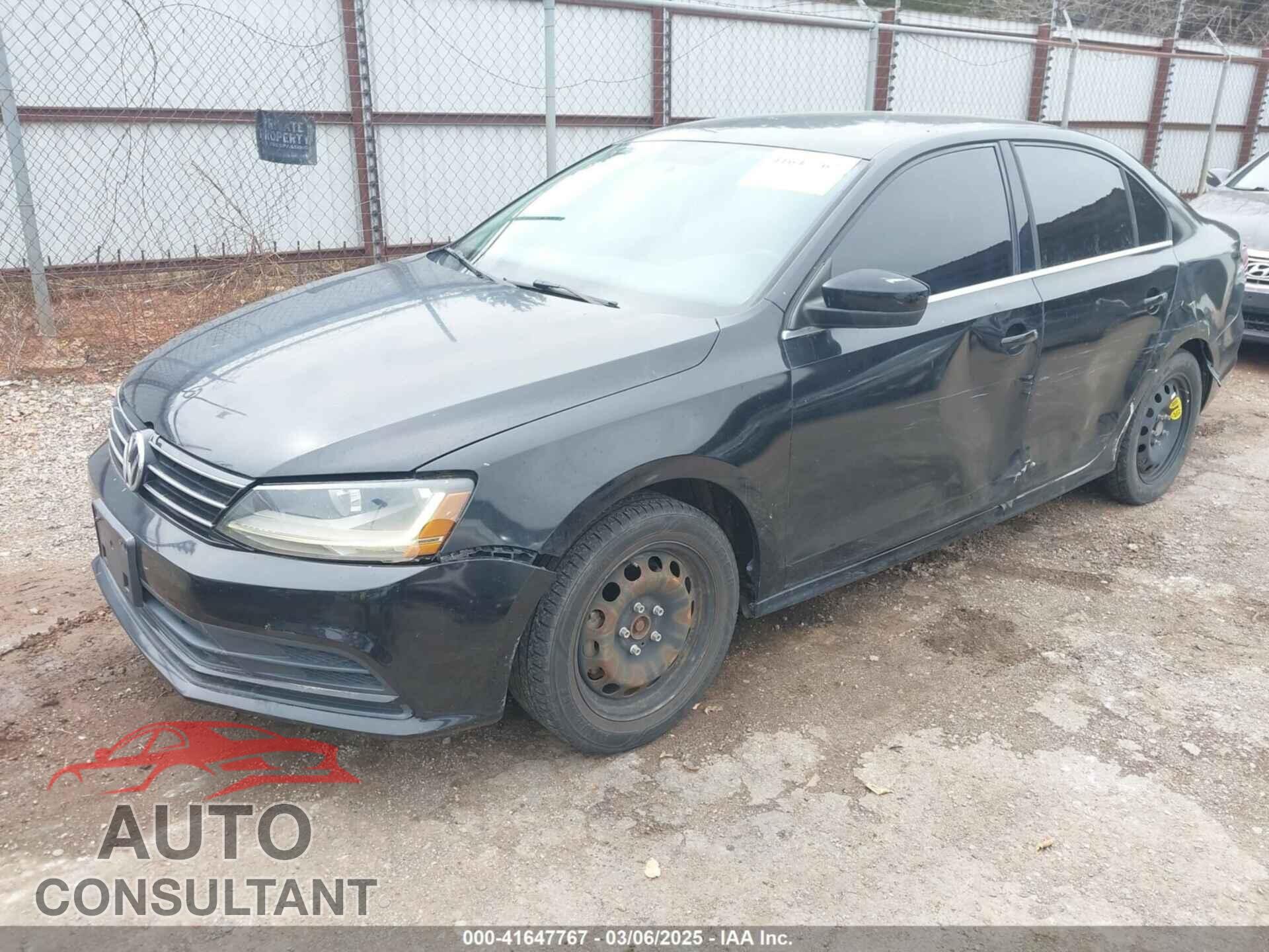VOLKSWAGEN JETTA 2017 - 3VW2B7AJ9HM230922