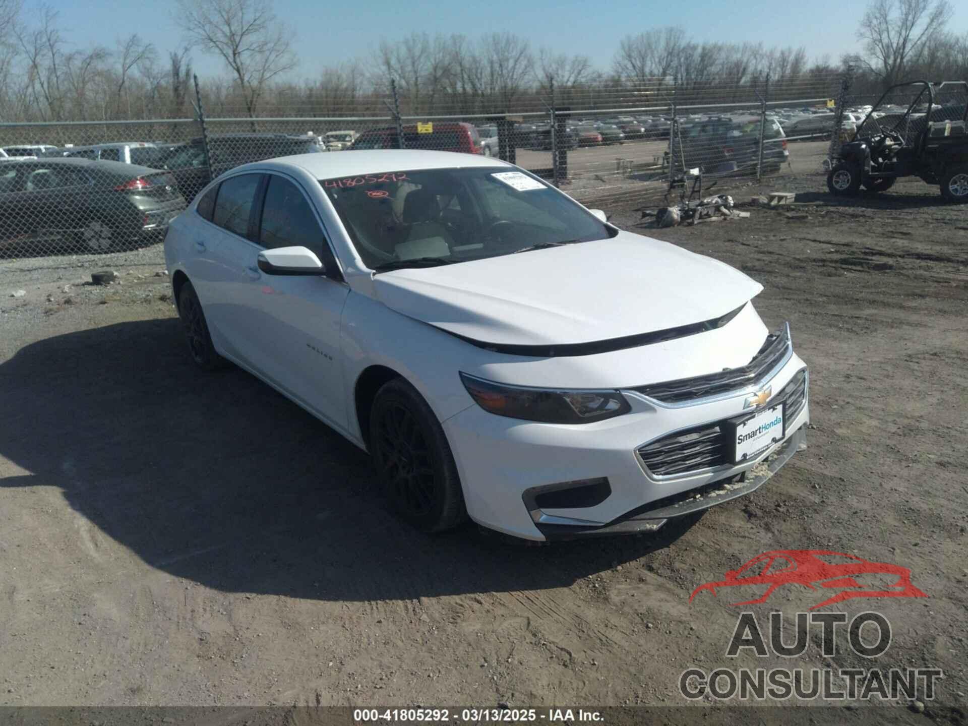CHEVROLET MALIBU 2017 - 1G1ZE5ST7HF215048