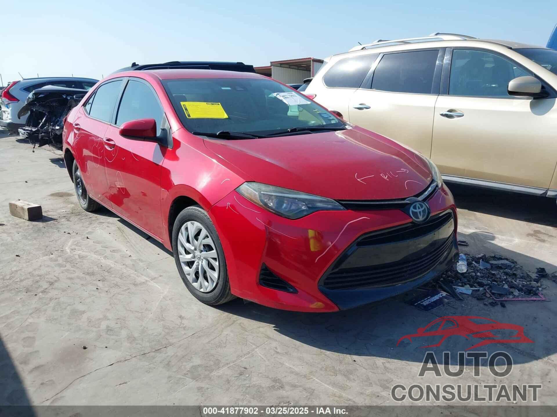 TOYOTA COROLLA 2017 - 5YFBURHE1HP711919