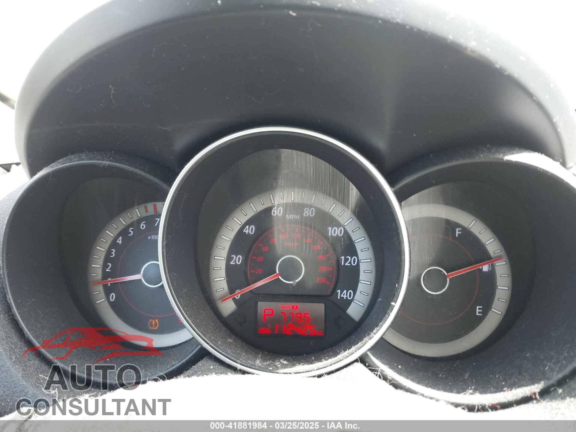 KIA FORTE 2012 - KNAFU5A21C5471655