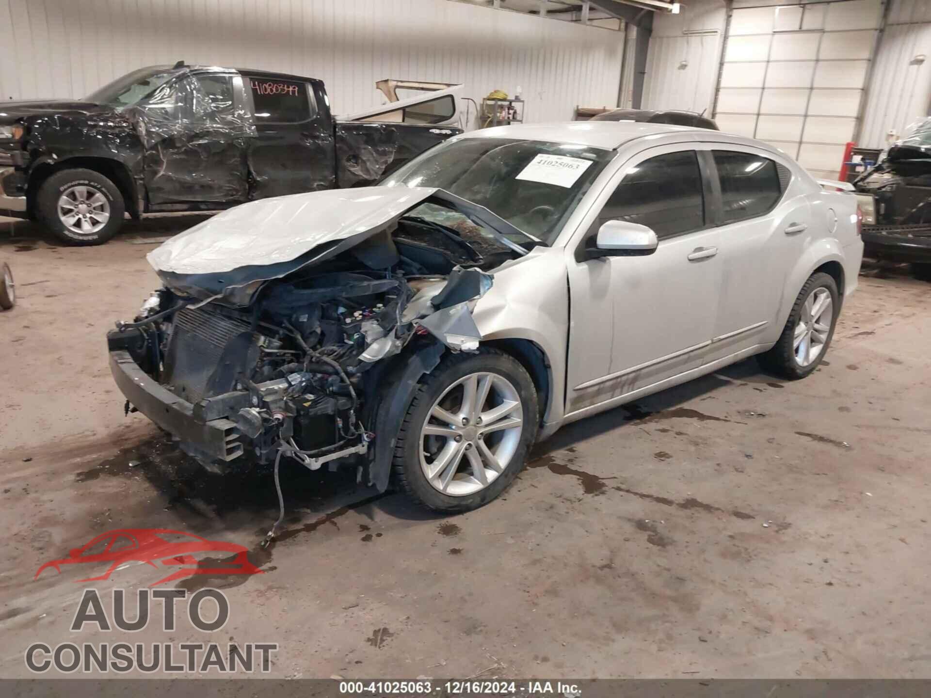 DODGE AVENGER 2012 - 1C3CDZEG9CN309747