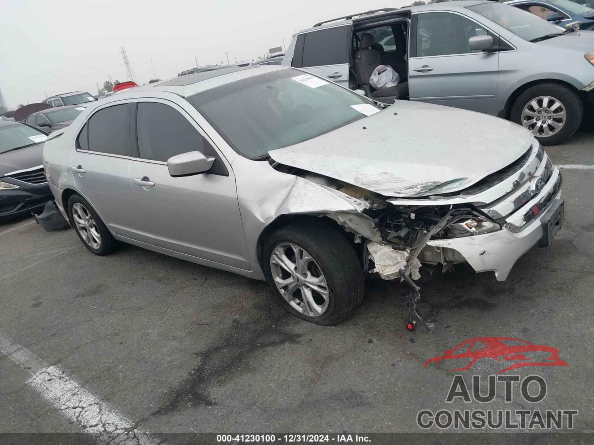 FORD FUSION 2012 - 3FAHP0HA1CR108942