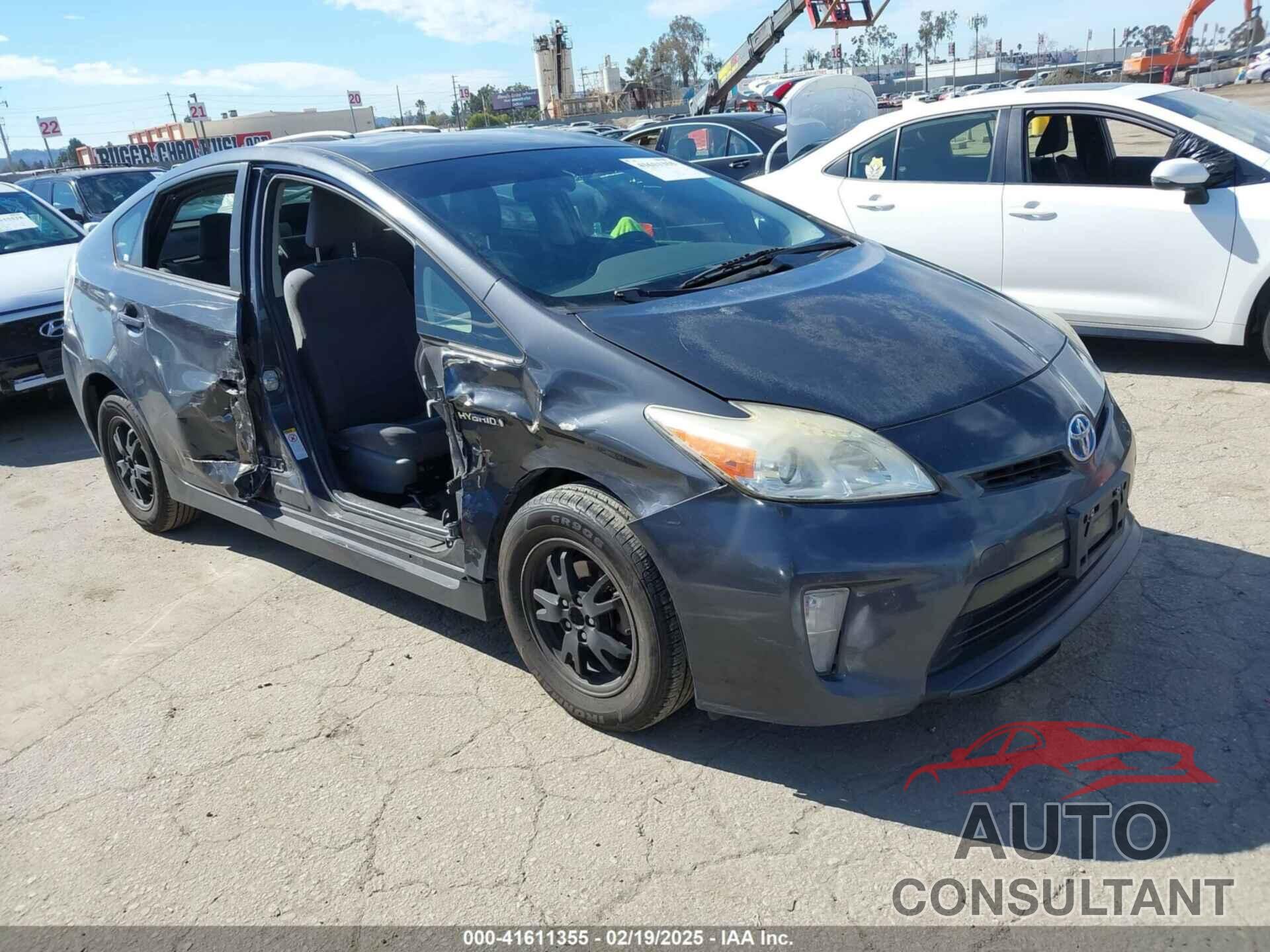 TOYOTA PRIUS 2013 - JTDKN3DU3D1629258