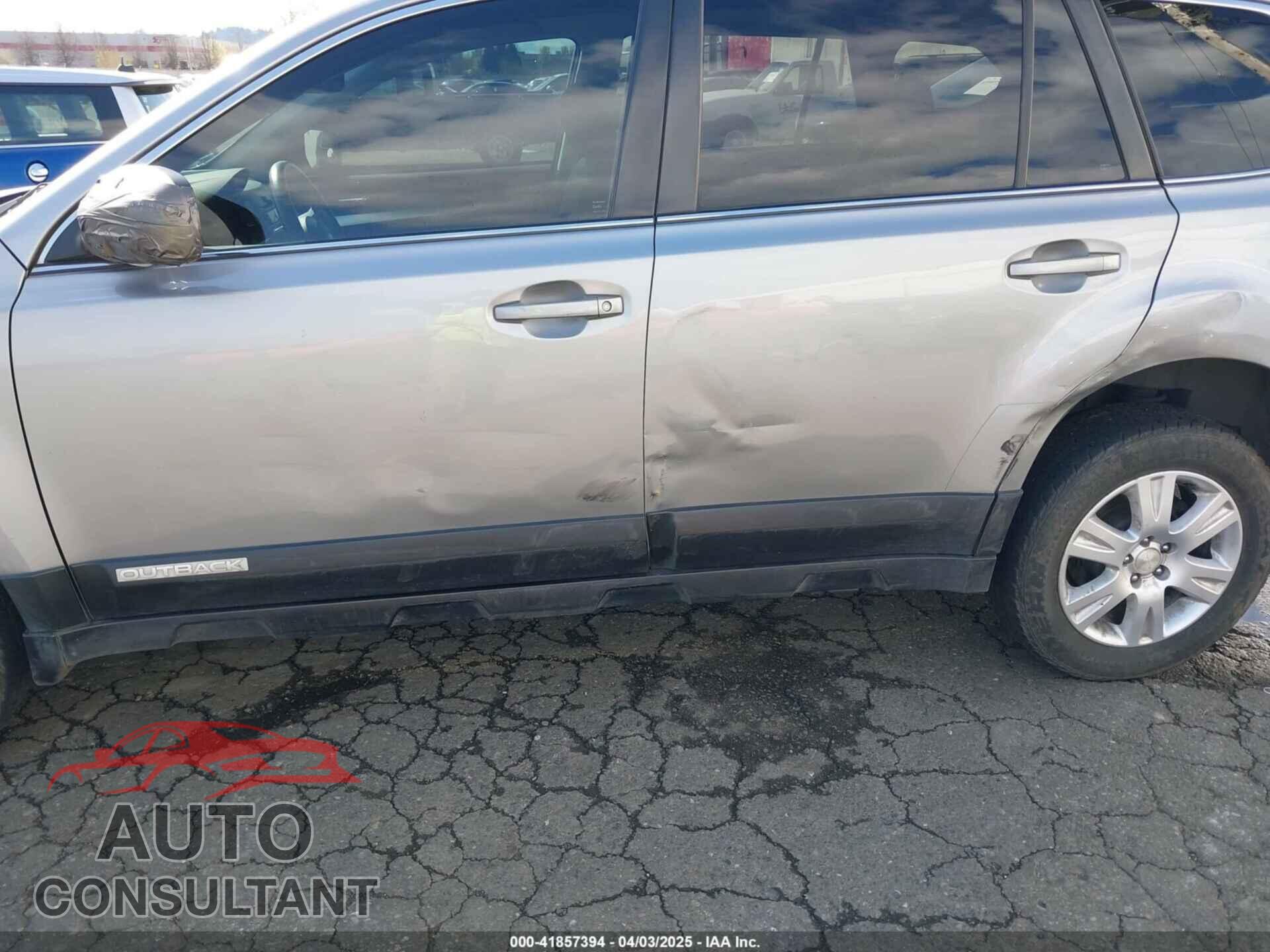 SUBARU OUTBACK 2011 - 4S4BRBGC9B3321140